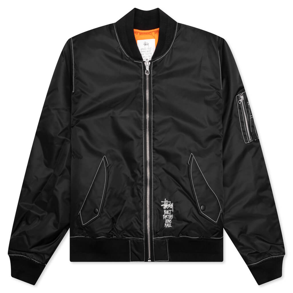 Built Bomber Jacket Stussy оригінал – Купити в Україні – боковий вид
