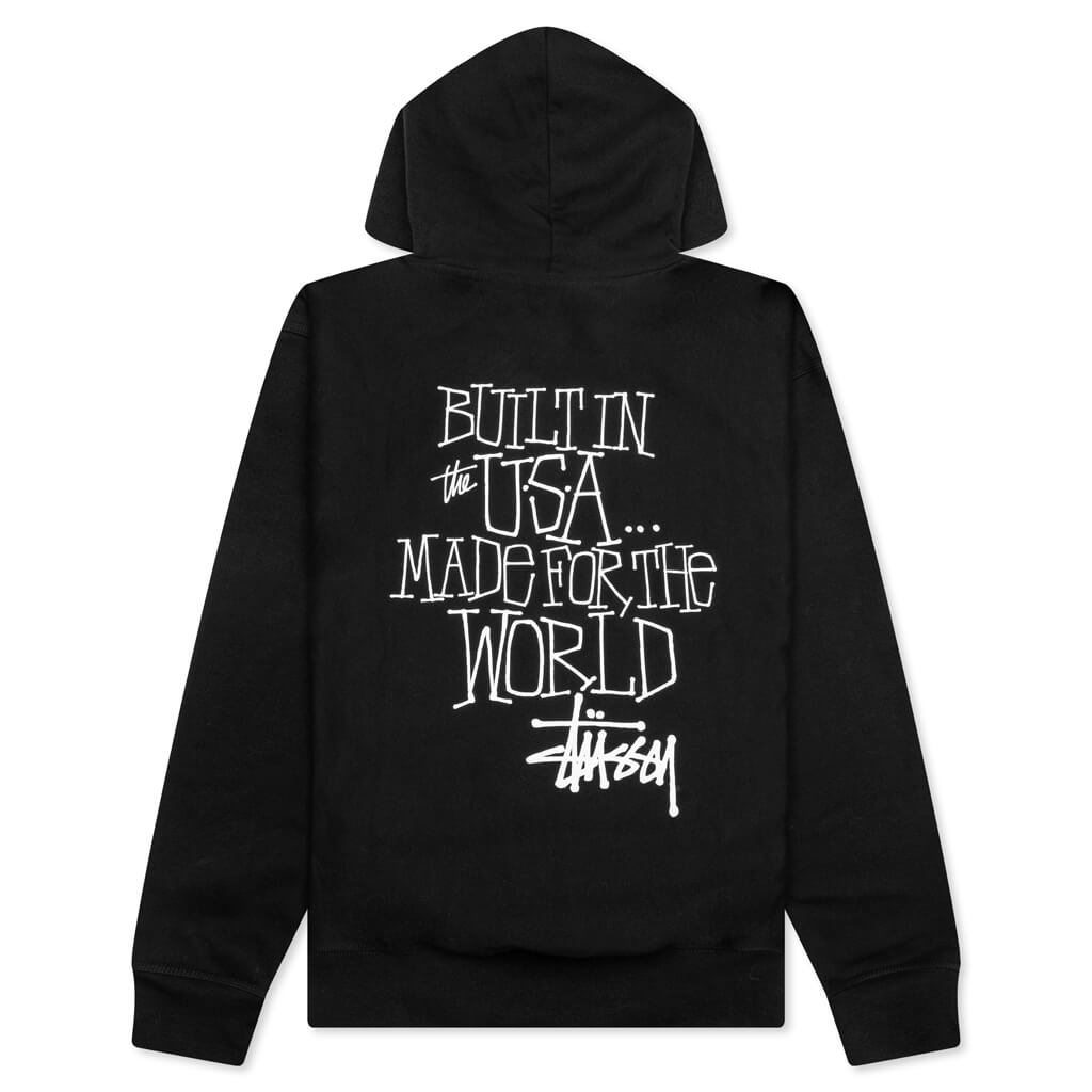Built In Usa Hoodie Stussy – Гарантія оригінальності – вид ззаду