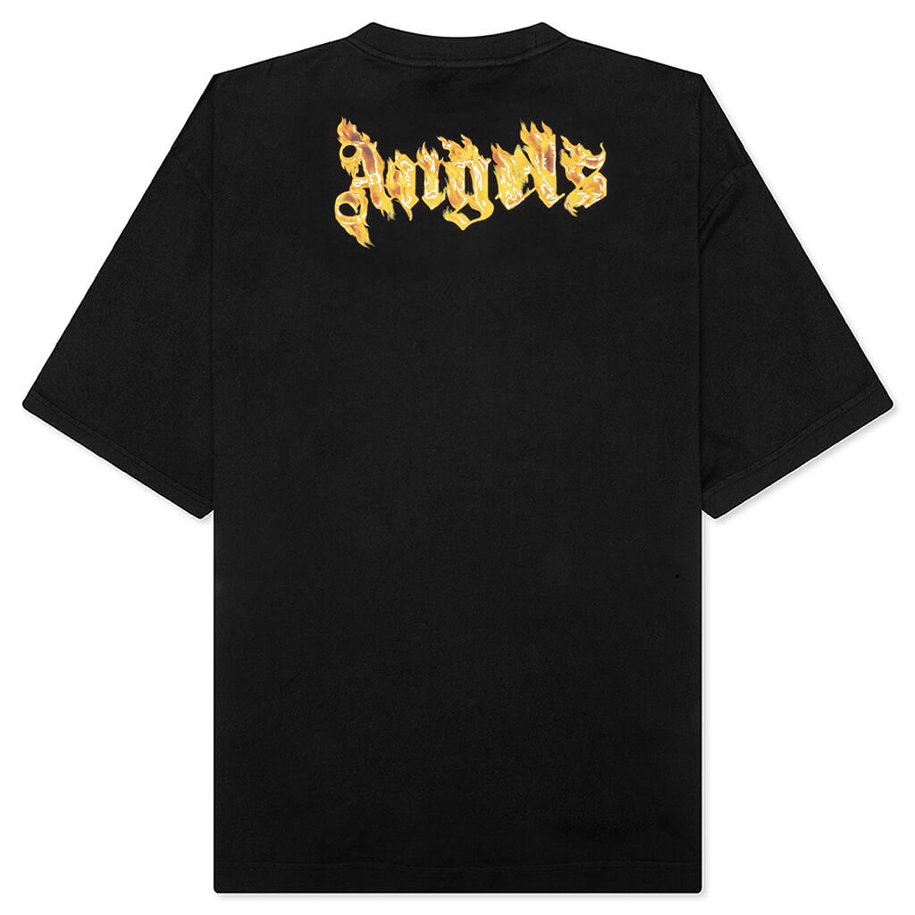 Burning Logo Tee Palm angels – Гарантія оригінальності – вид ззаду