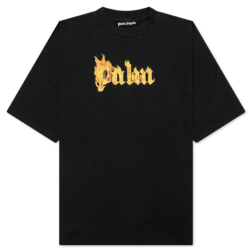 Burning Logo Tee Palm angels – Гарантія оригінальності – боковий вид