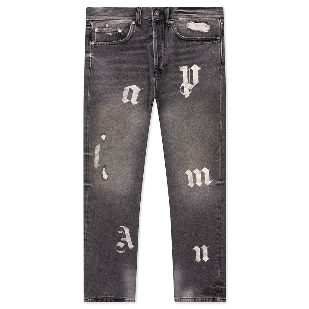 Оригінальна Bw Logo Patch 5 Pockets Palm angels – боковий вид