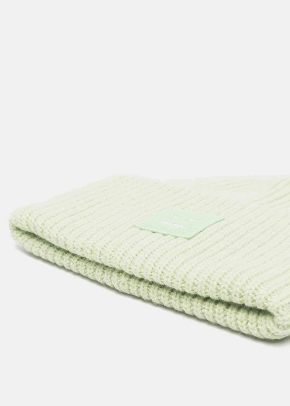 Pale Green Melange Face Beanie Acne studios оригінал – Купити в Україні – вид ззаду