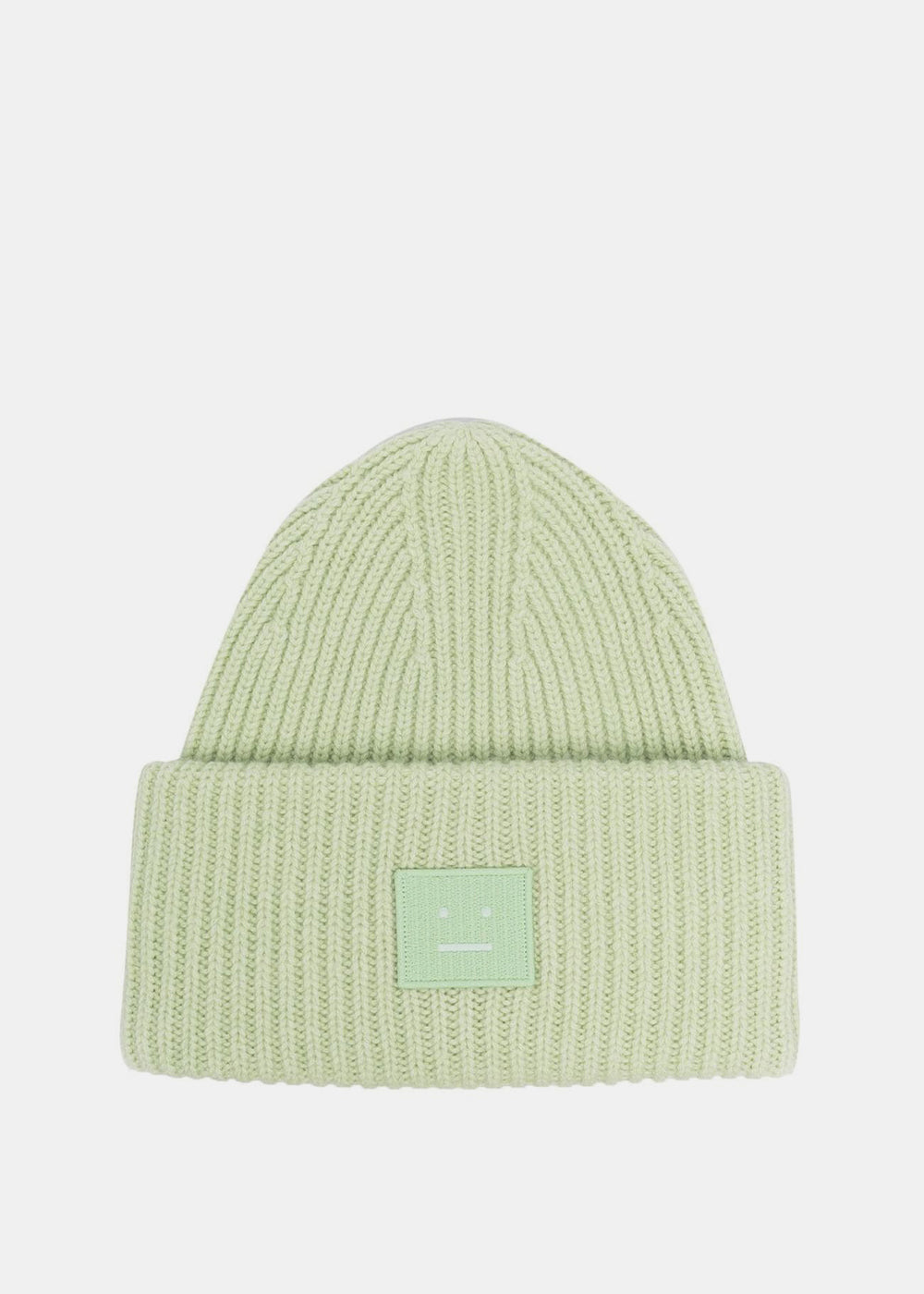 Pale Green Melange Face Beanie Acne studios оригінал – Купити в Україні – боковий вид