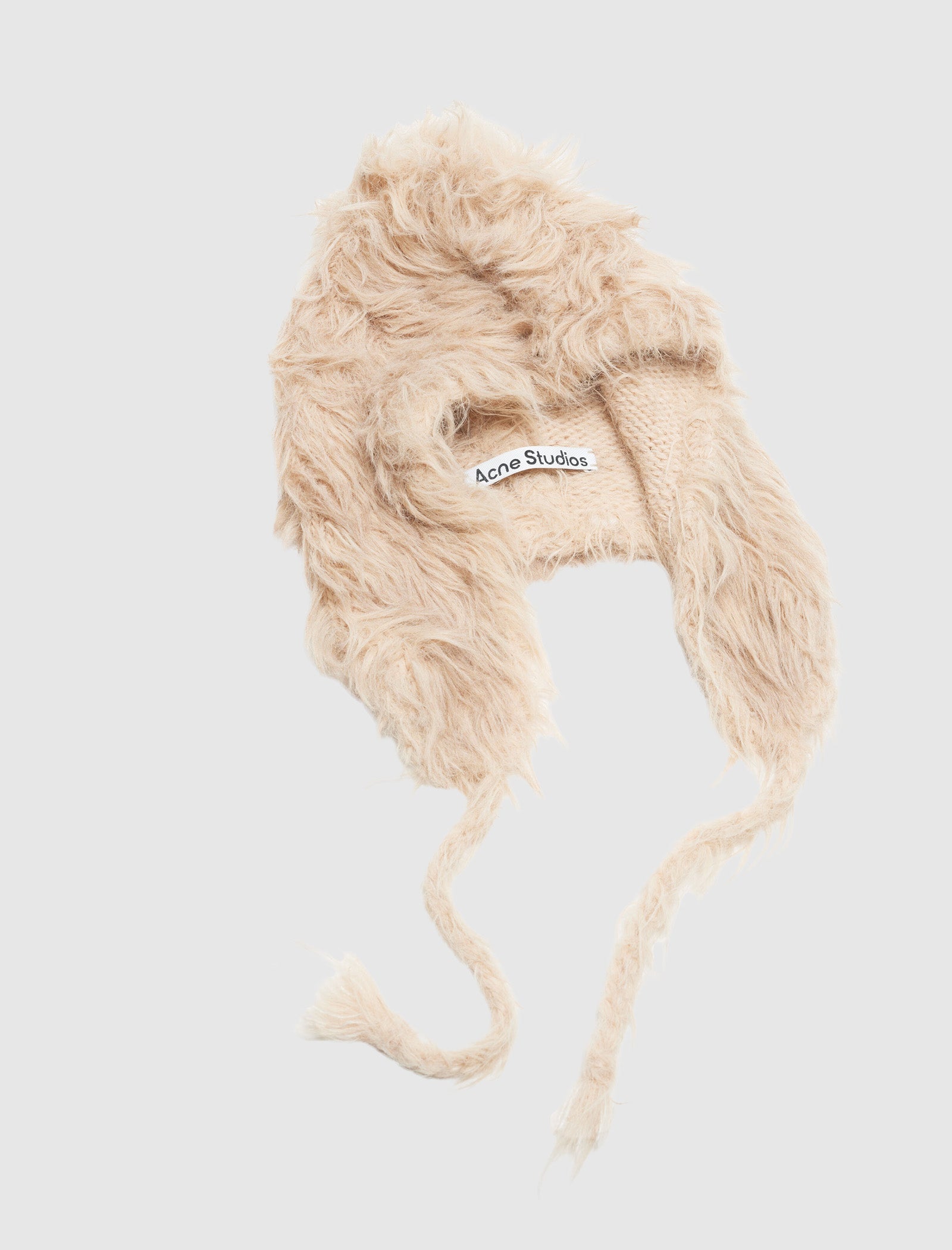 Оригінальна Fuzzy Beanie Acne studios – детальний вид