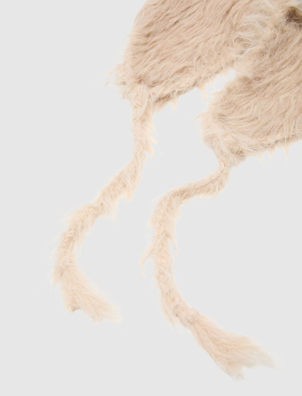 Оригінальна Fuzzy Beanie Acne studios – вид ззаду