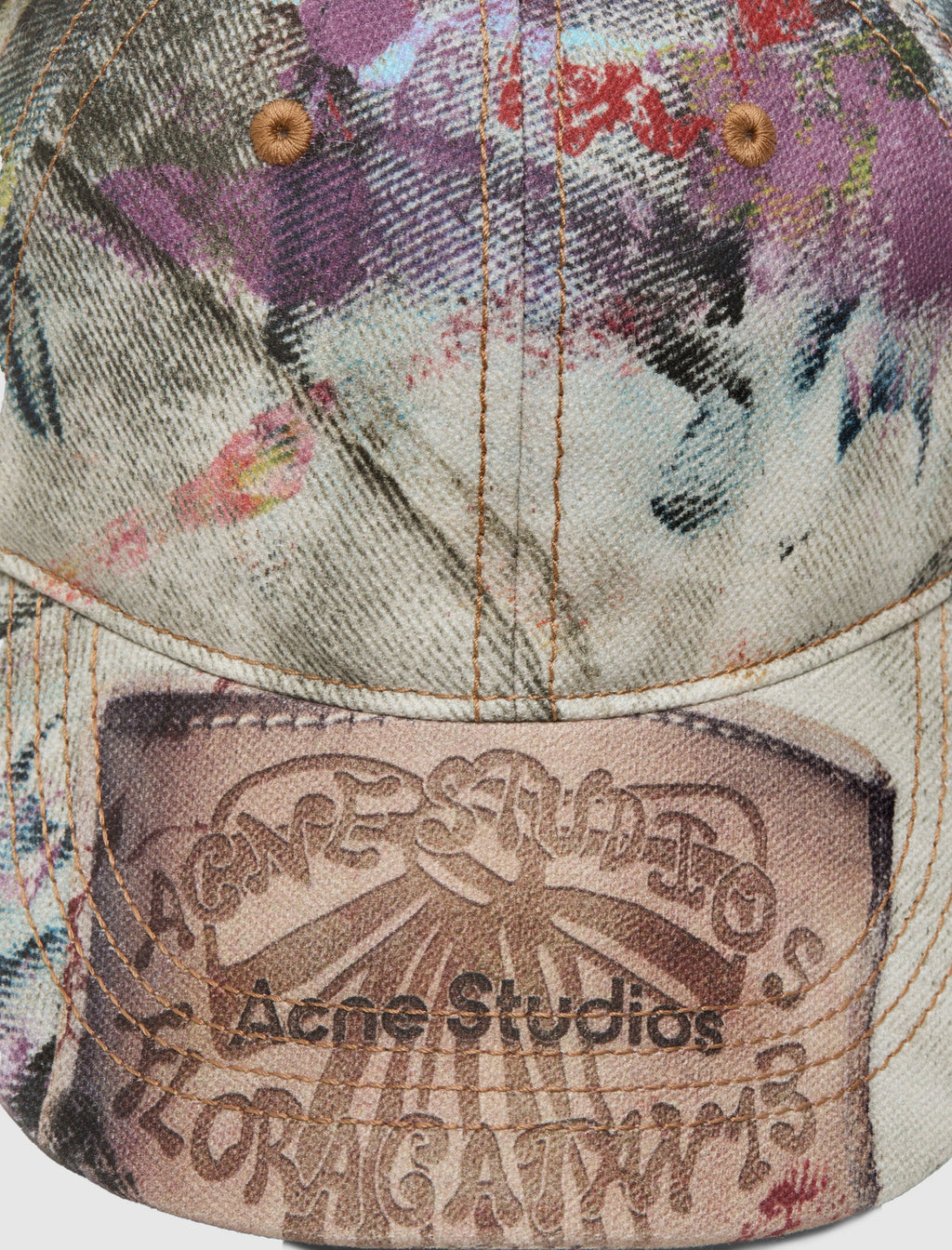 Оригінальна Multi-Printed Cap Acne studios – вид ззаду