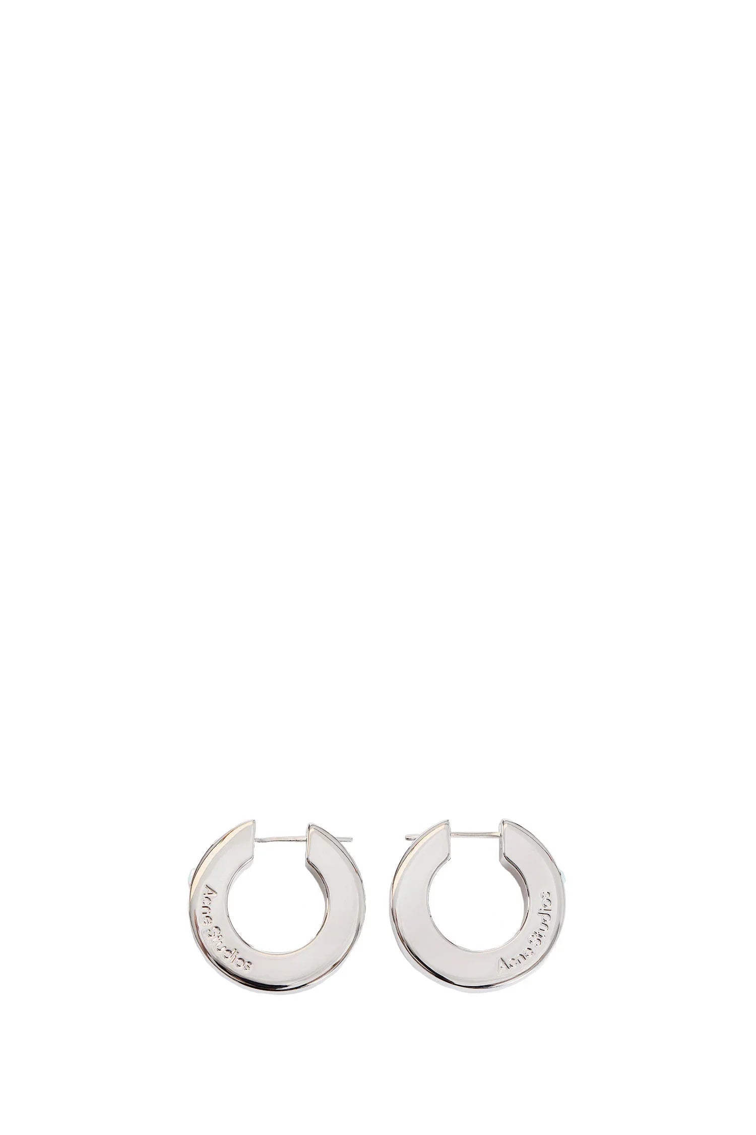 Crystal Hoop Earrings Acne studios оригінал – Купити в Україні – боковий вид