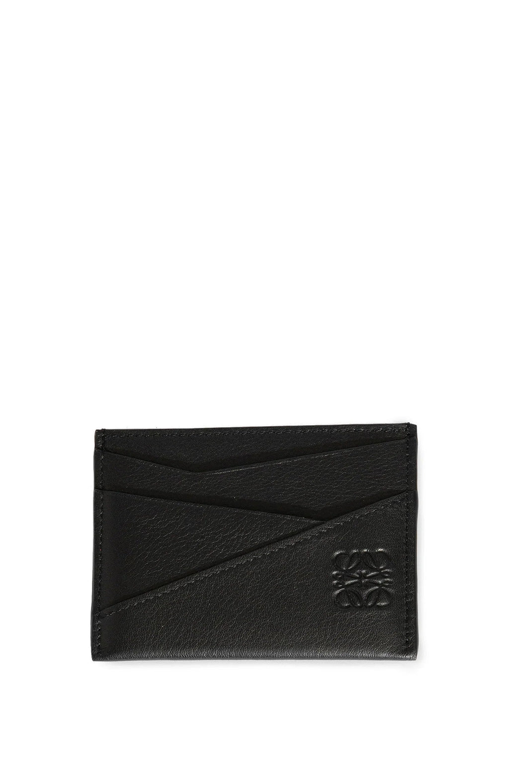 Оригінальна Black Puzzle Edge Plain Cardholder Loewe – боковий вид