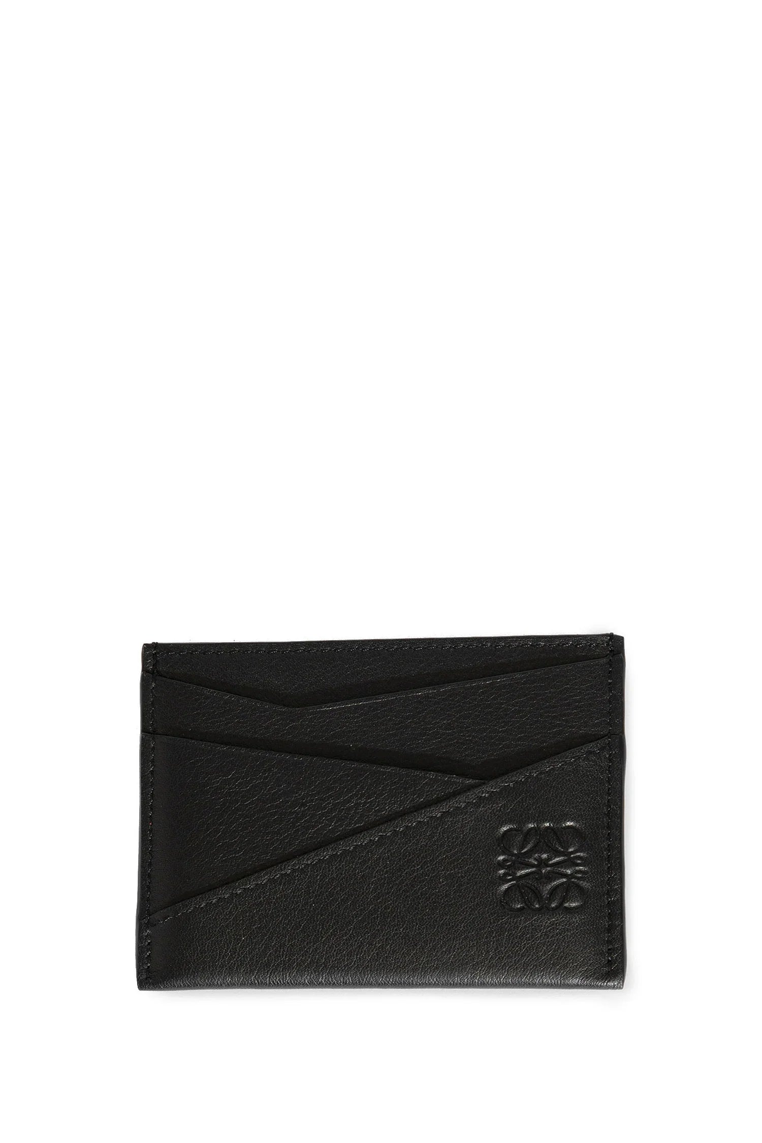 Оригінальна Black Puzzle Edge Plain Cardholder Loewe – боковий вид