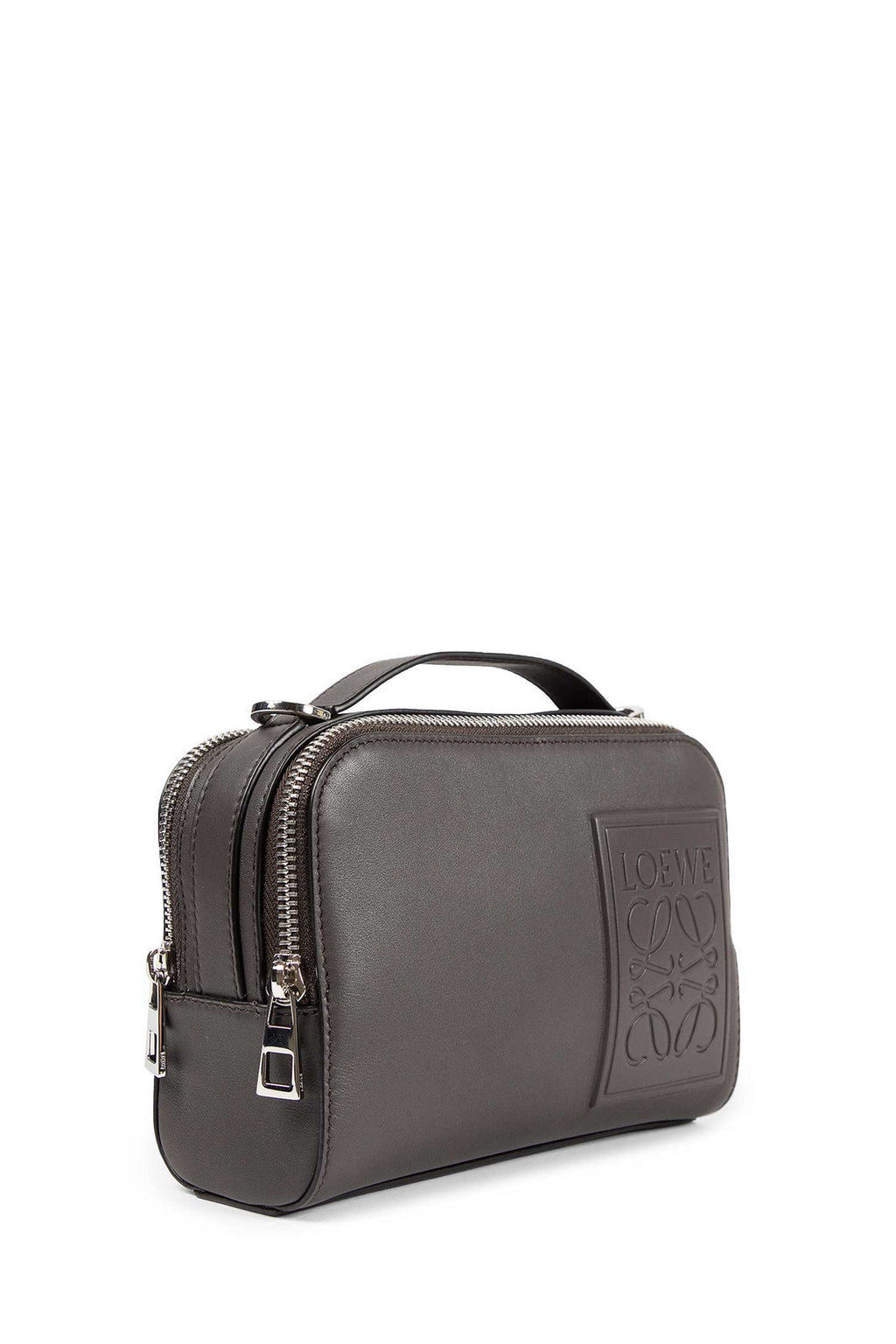 Mini Crossbody Camera Bag In Satin Calfskin Loewe – Гарантія оригінальності – вид ззаду