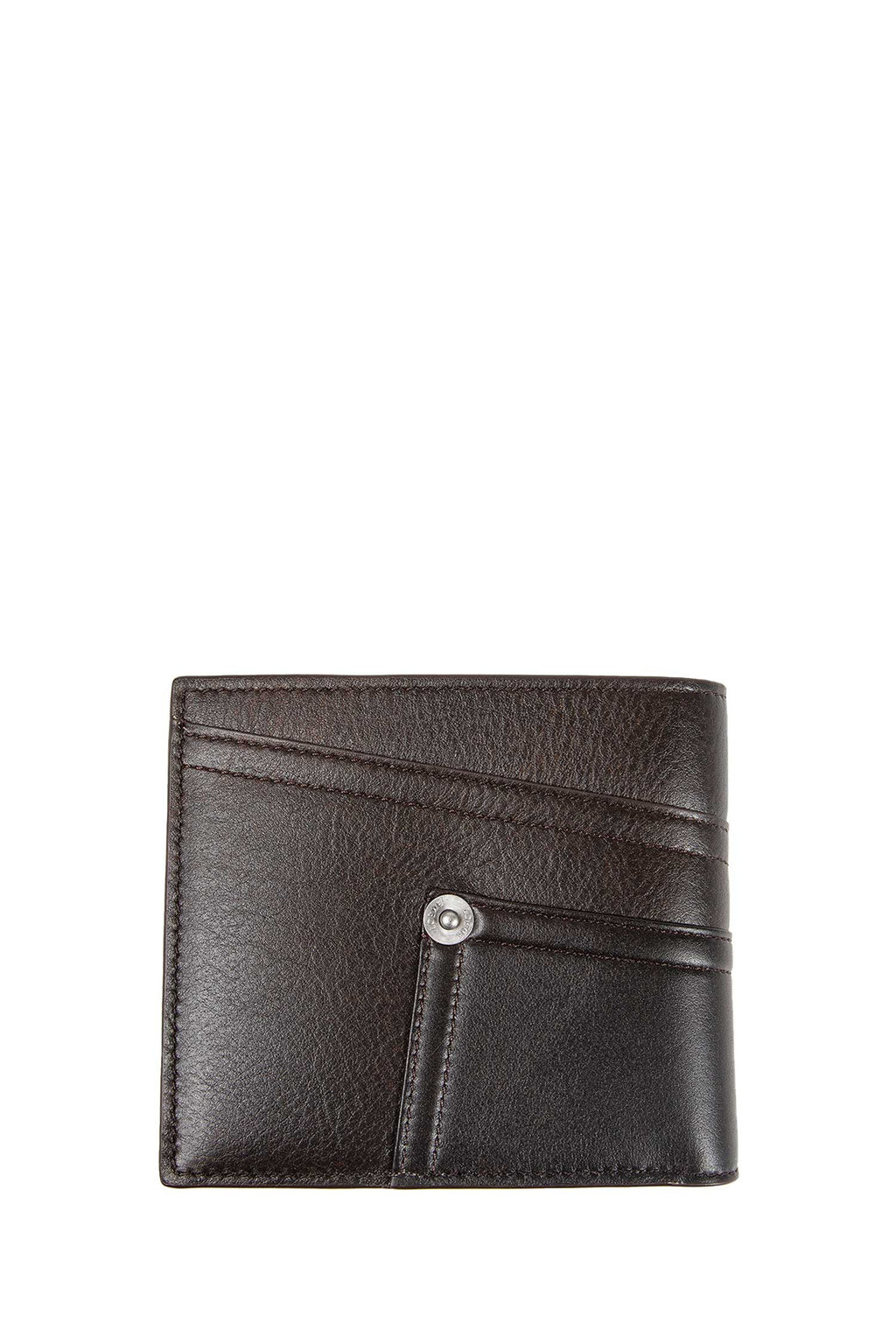 Panta Bifold Wallet In Shiny Calfskin Loewe – Гарантія оригінальності – вид ззаду