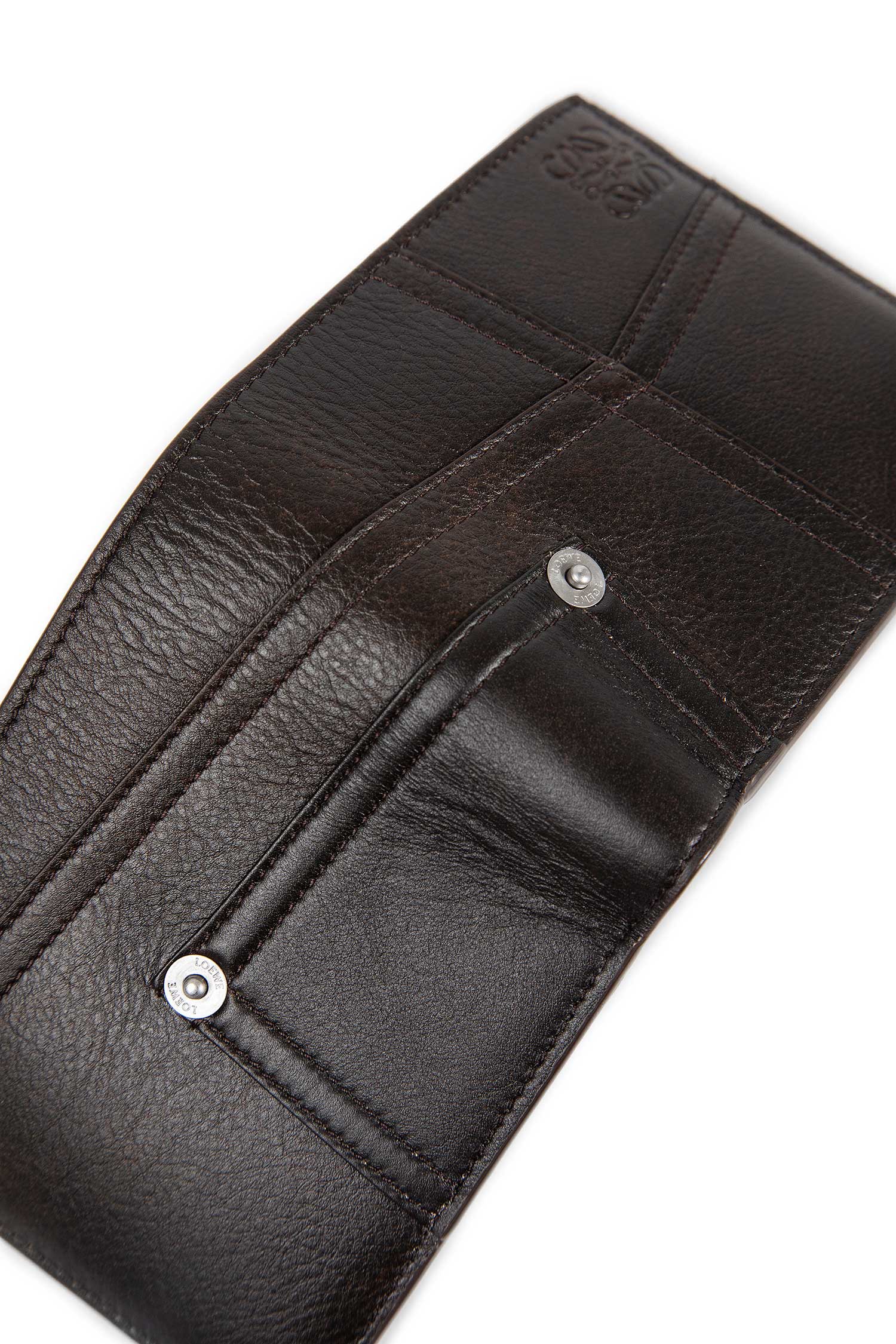 Panta Bifold Wallet In Shiny Calfskin Loewe – Гарантія оригінальності – детальний вид