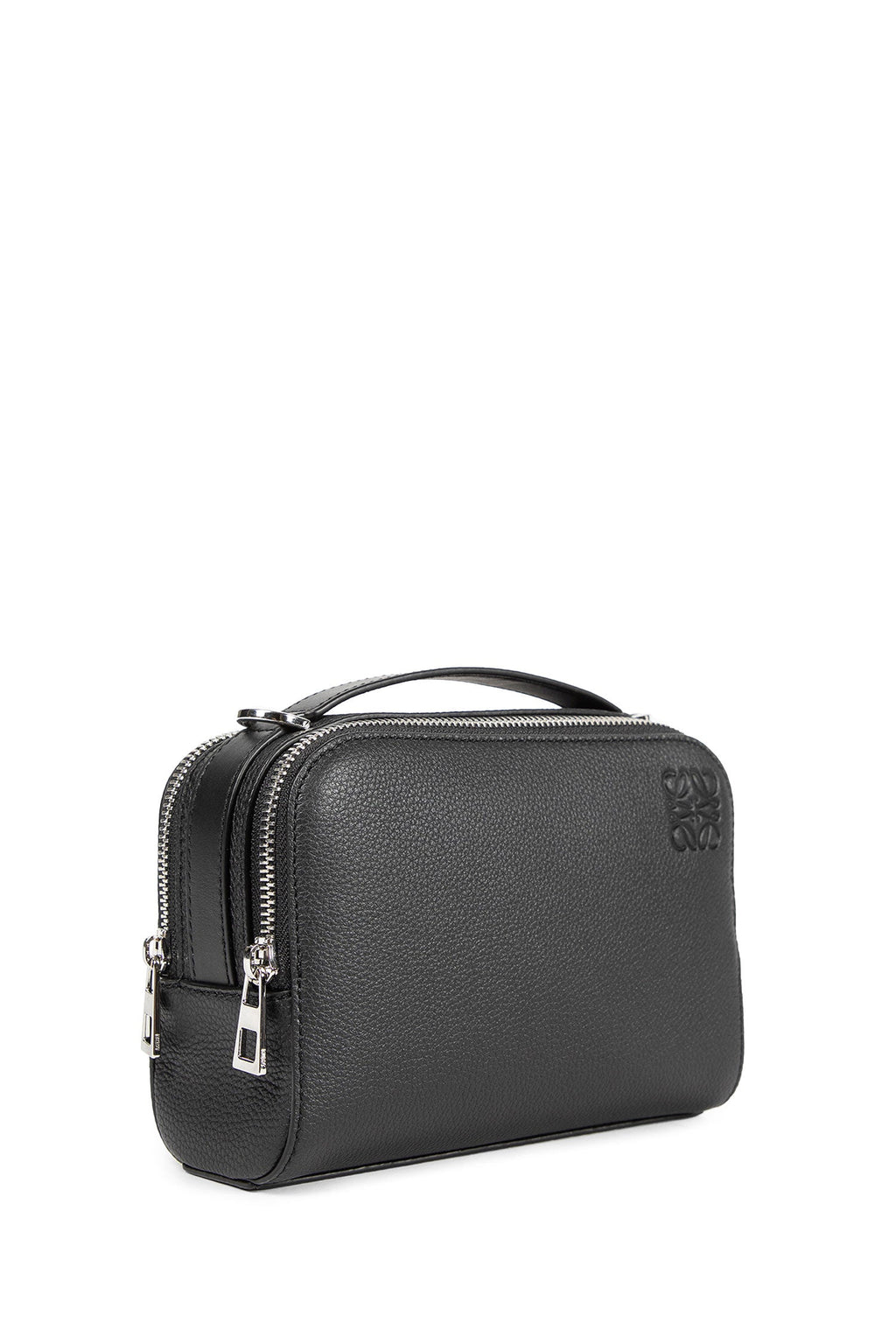 Mini Camera Crossbody Bag In Soft Grained Calfskin Loewe – Гарантія оригінальності – вид ззаду