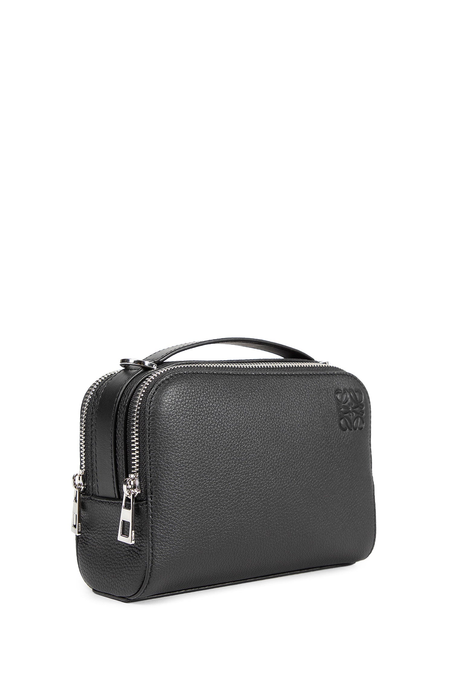 Mini Camera Crossbody Bag In Soft Grained Calfskin Loewe – Гарантія оригінальності – вид ззаду