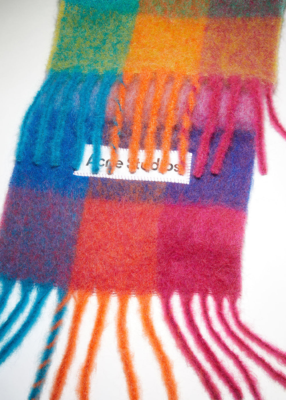 Pink & Multicolor Mohair Scarf Acne studios оригінал – Купити в Україні – детальний вид