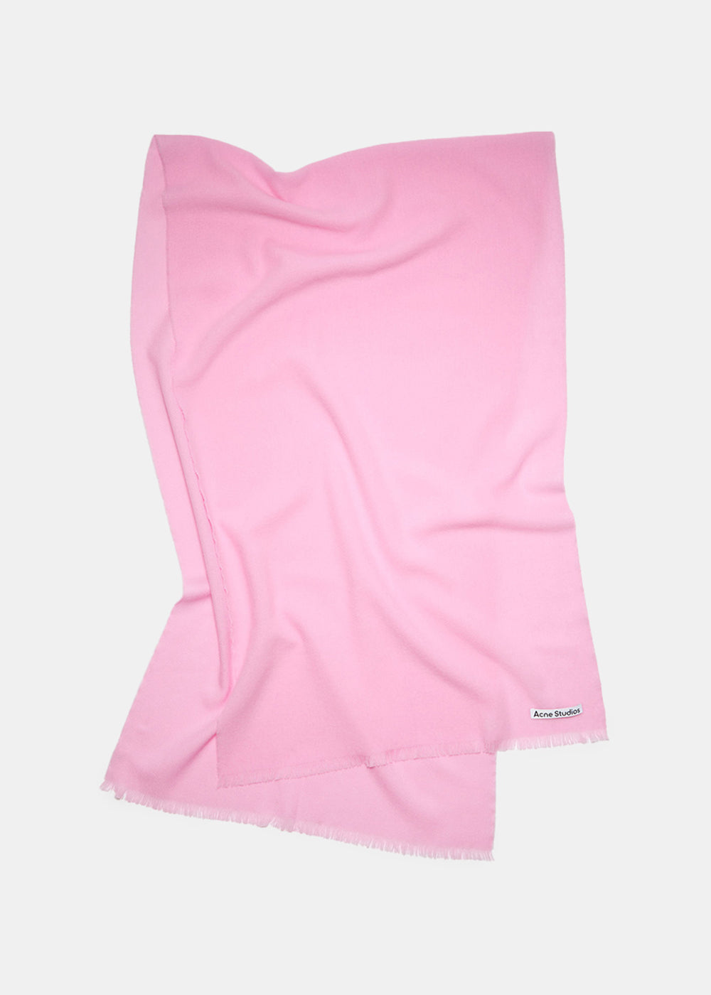 Оригінальна Pale Pink Wool Scarf Acne studios – боковий вид
