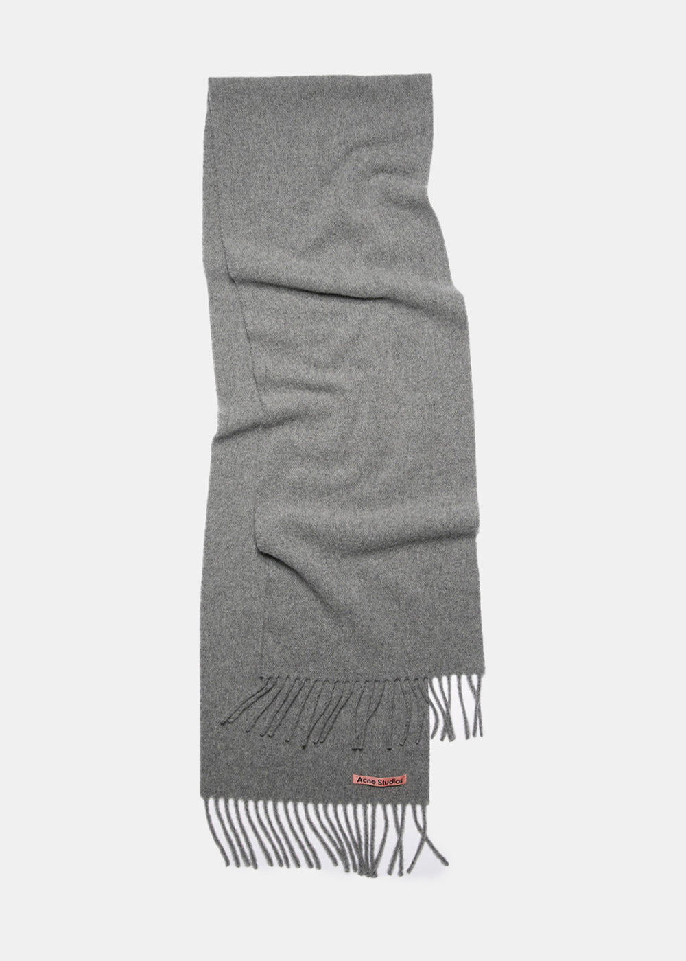 Grey Melange Wool Scarf Acne studios оригінал – Купити в Україні – боковий вид