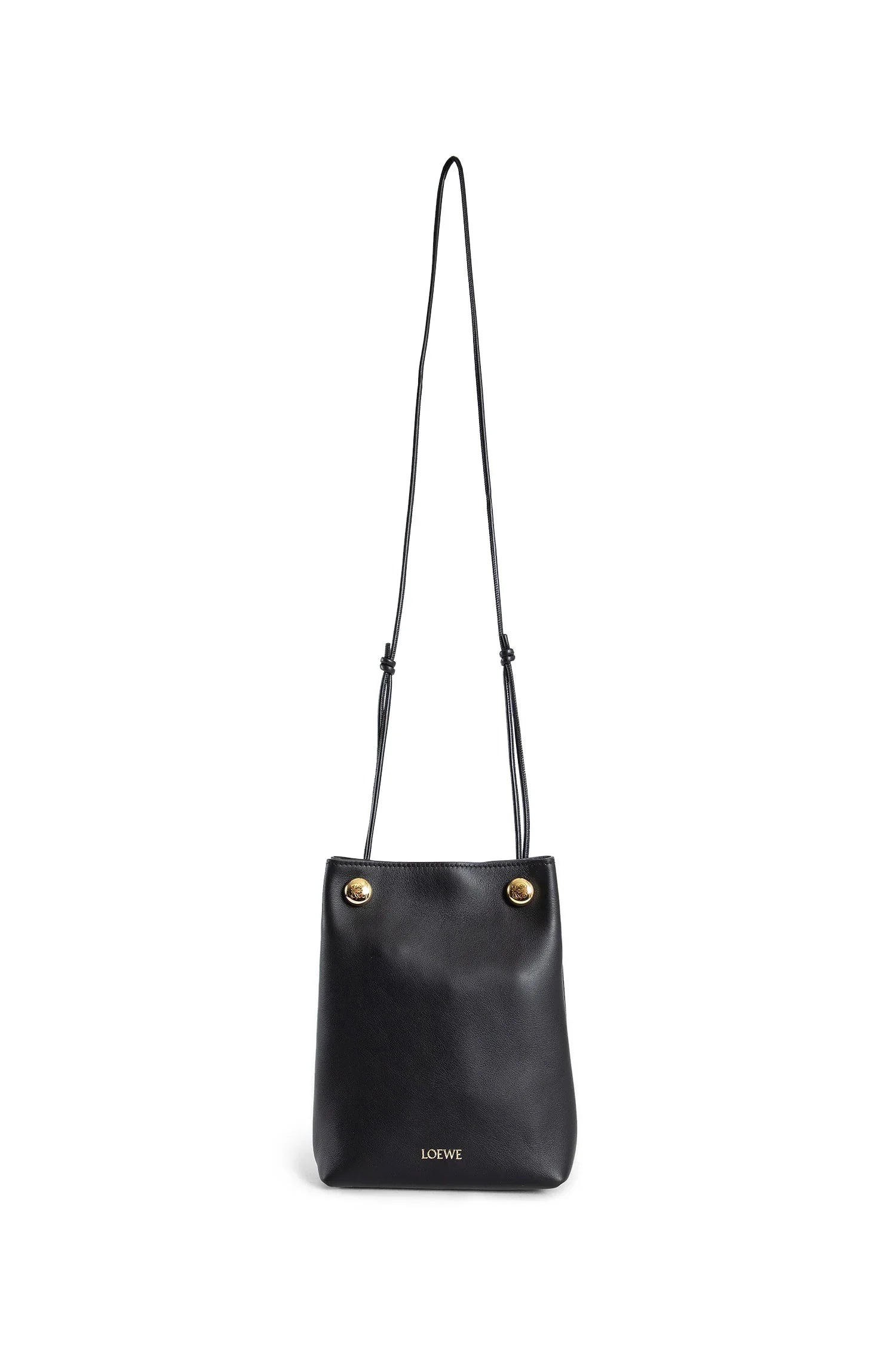Woman Black Crossbody Bags Loewe – Гарантія оригінальності – боковий вид
