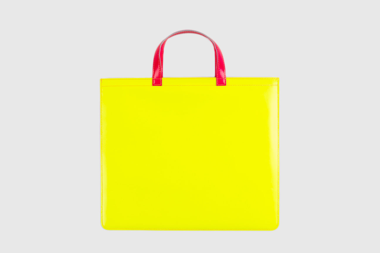 Оригінальна Super Fluo Tote Bag Comme des garcons – вид ззаду