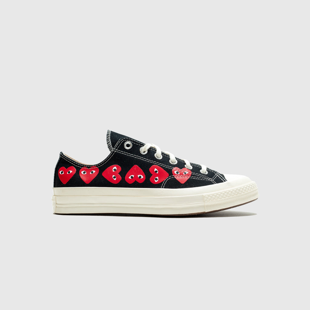 Оригінальна Chuck Taylor All-Star 70 Ox Black Comme des garcons – боковий вид