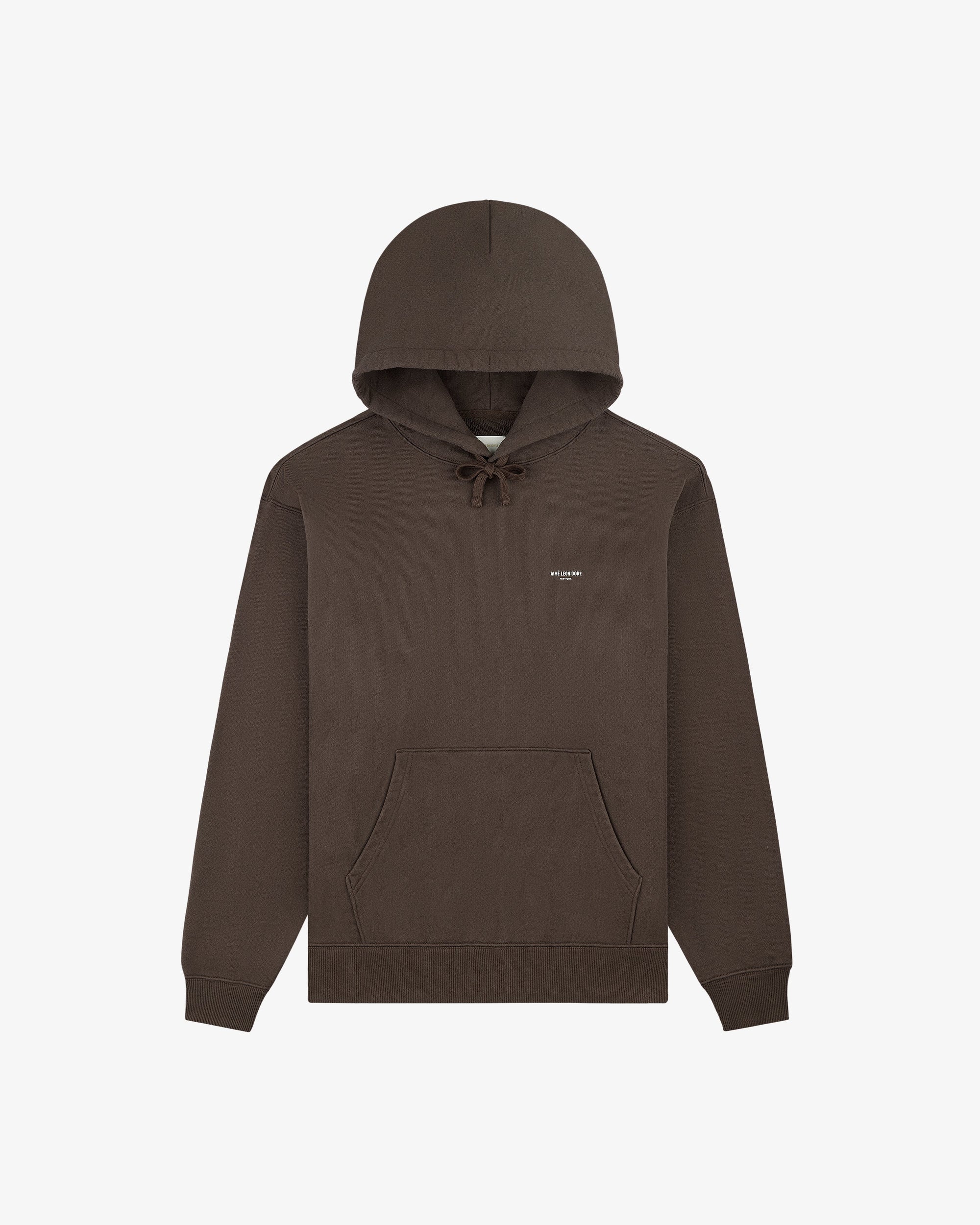 Micro Logo Hoodie Aime leon dore – Гарантія оригінальності – вид ззаду