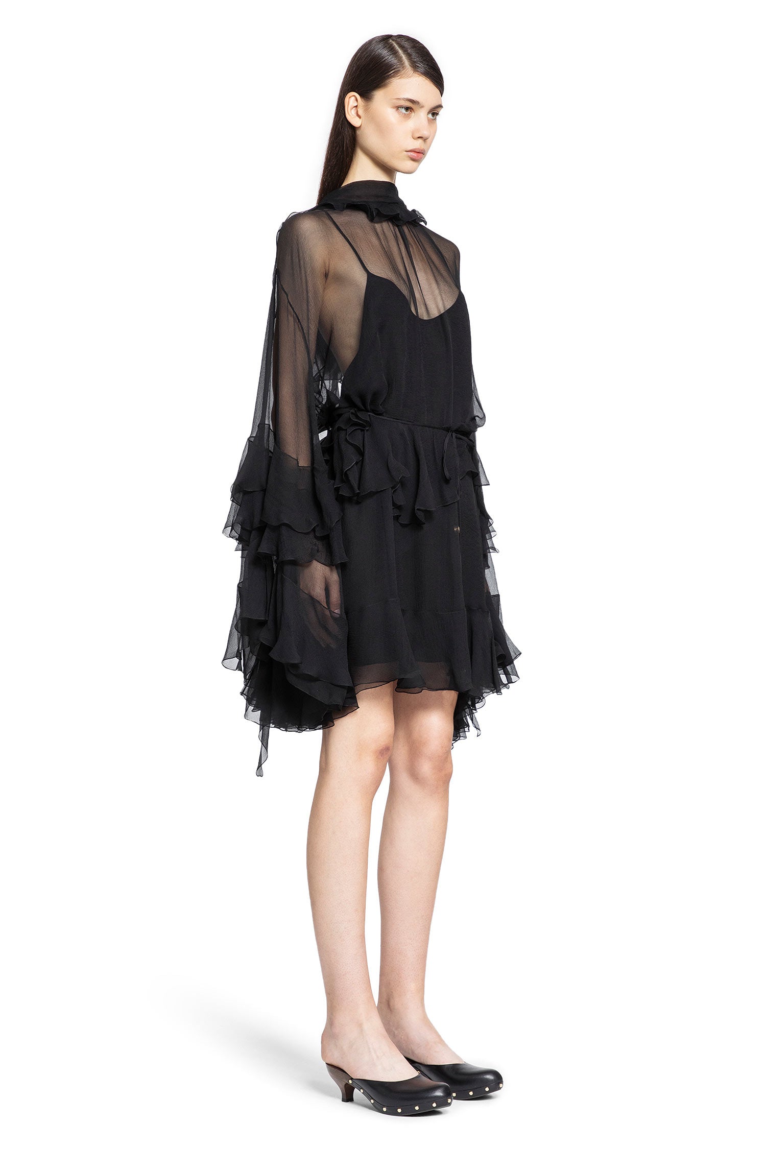 Woman Black Dresses Chloe оригінал – Купити в Україні – вид ззаду