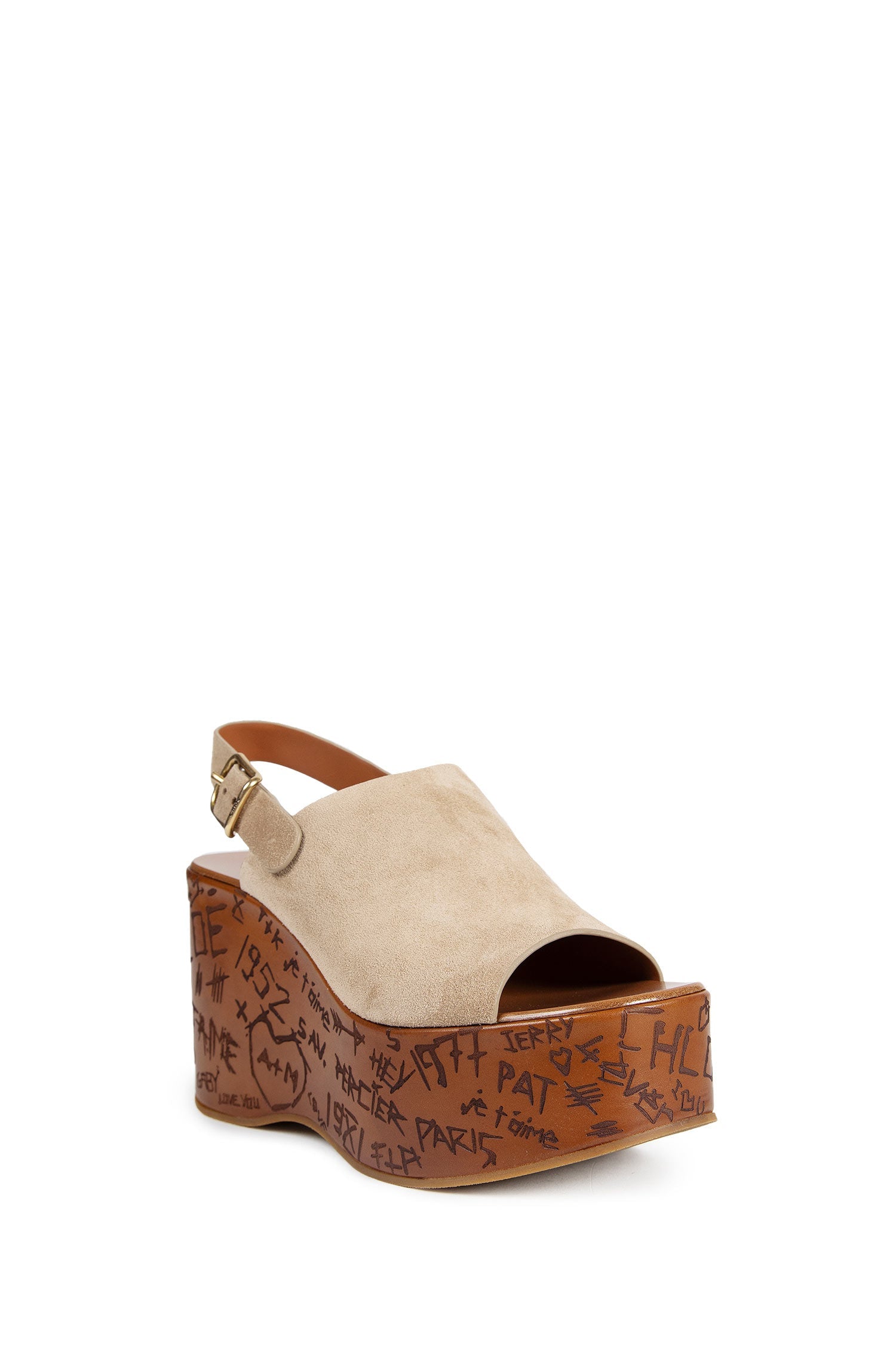 Оригінальна Maxime Wedge Sandals Chloe – вид ззаду