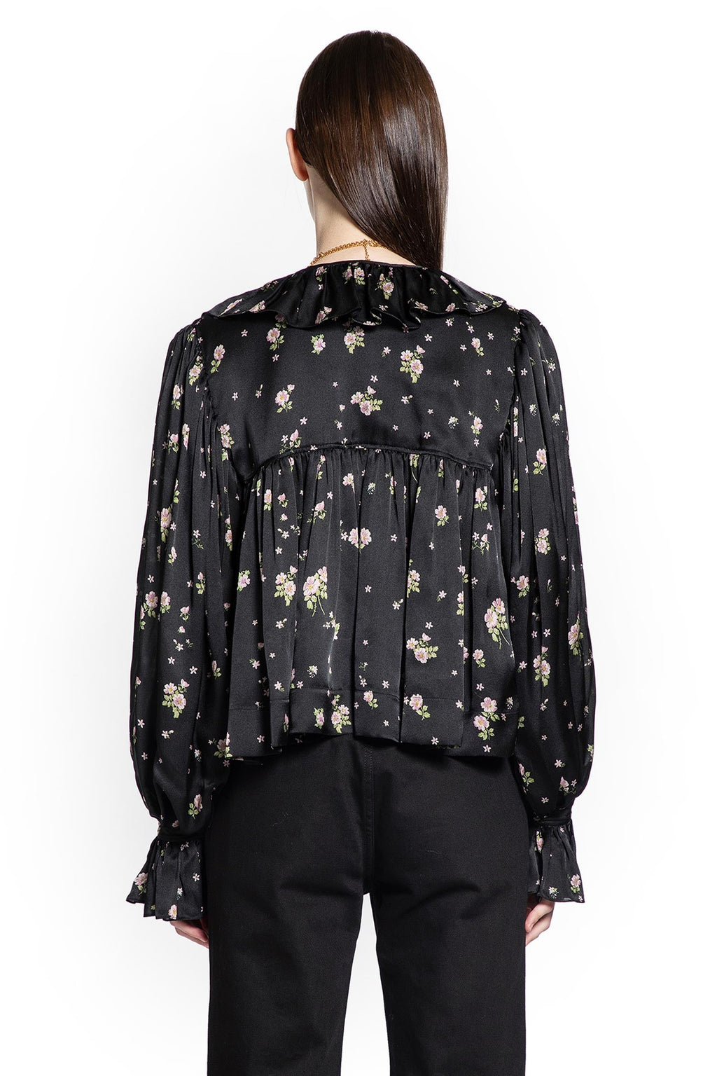 Liberty Print Maxi Gathered Ruffle Top Chloe оригінал – Купити в Україні – детальний вид
