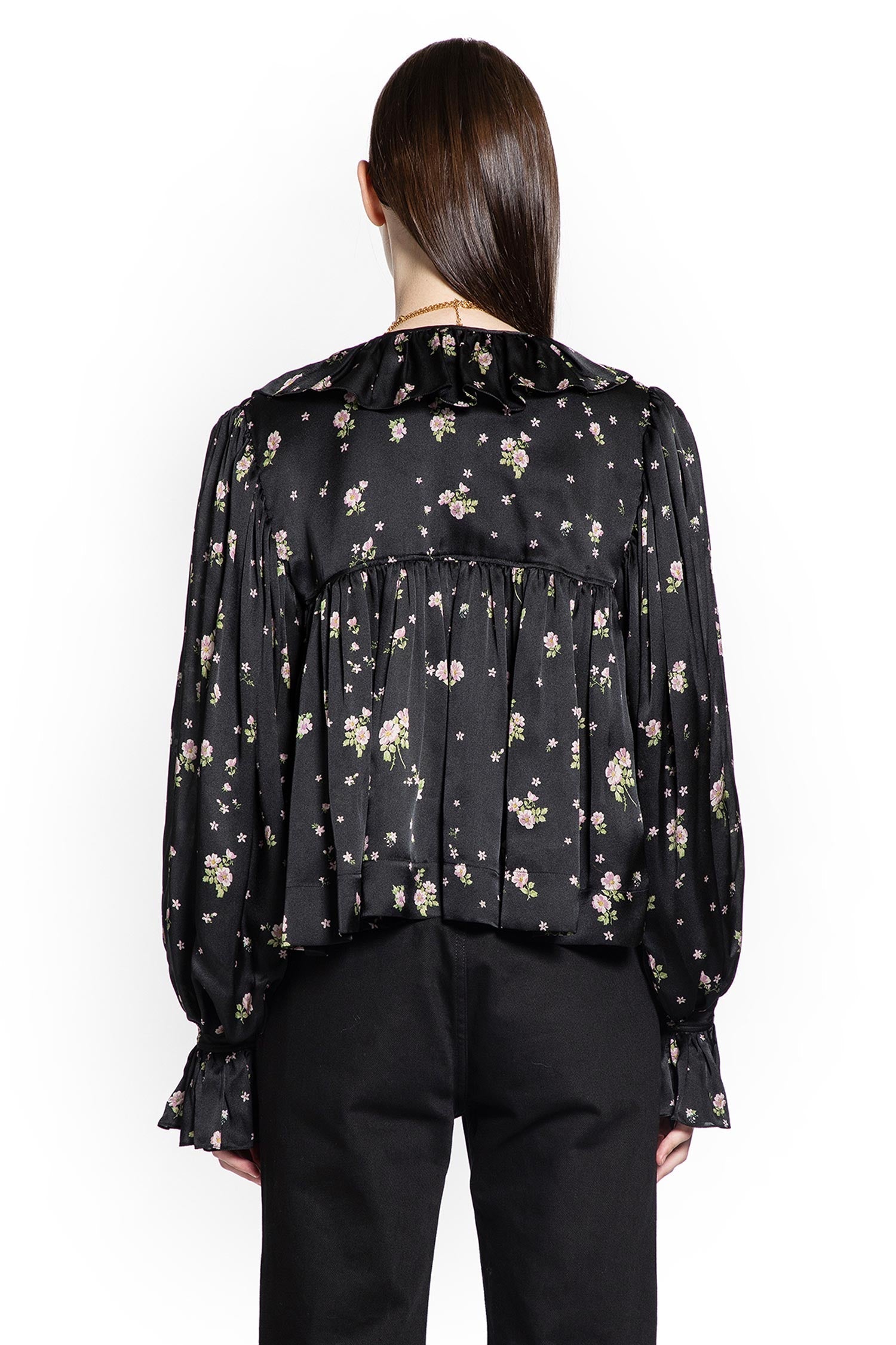 Liberty Print Maxi Gathered Ruffle Top Chloe оригінал – Купити в Україні – детальний вид