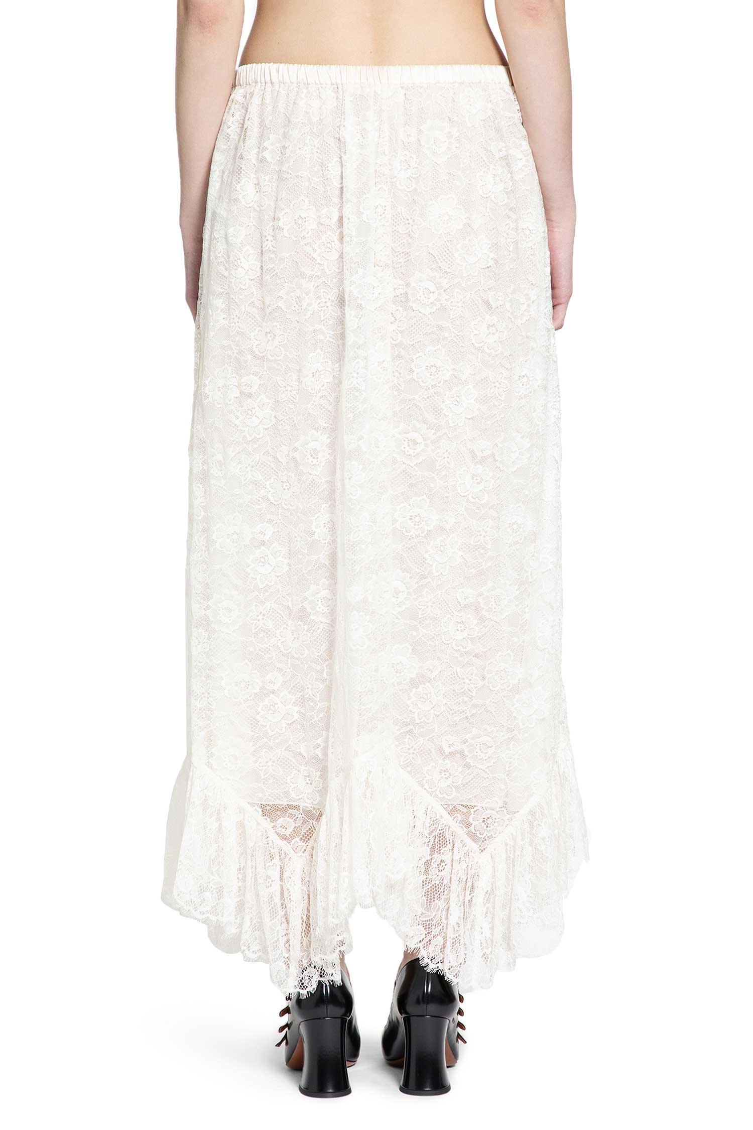 Ruffled MIDI Skirt In Floral Silk Jacquard Chloe оригінал – Купити в Україні – збільшений вид