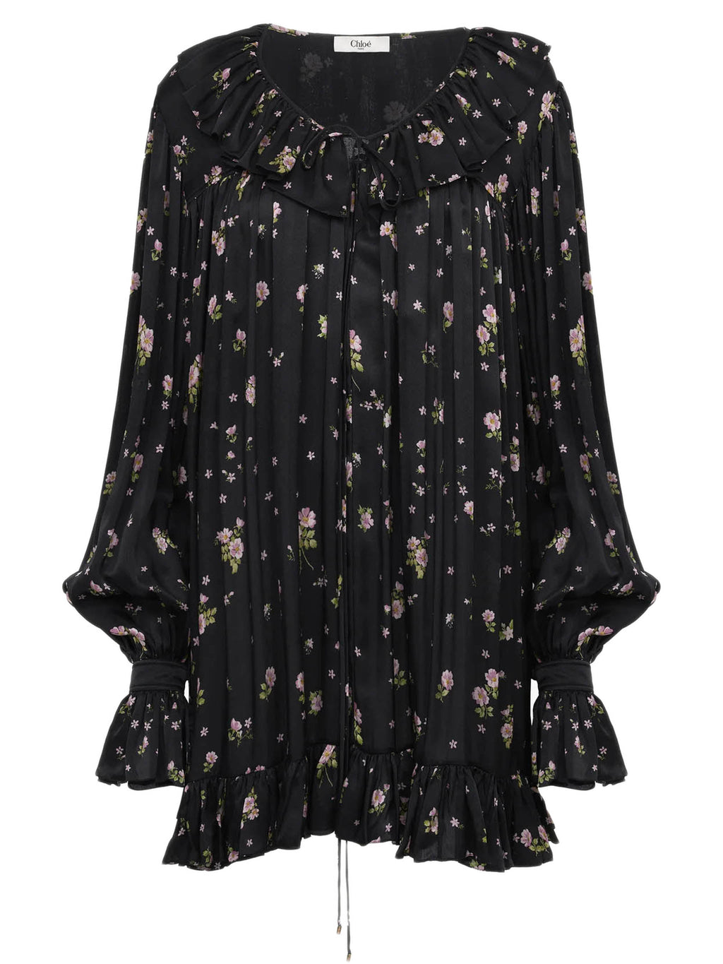 Оригінальна Gathered mini dress CHLOE – боковий вид