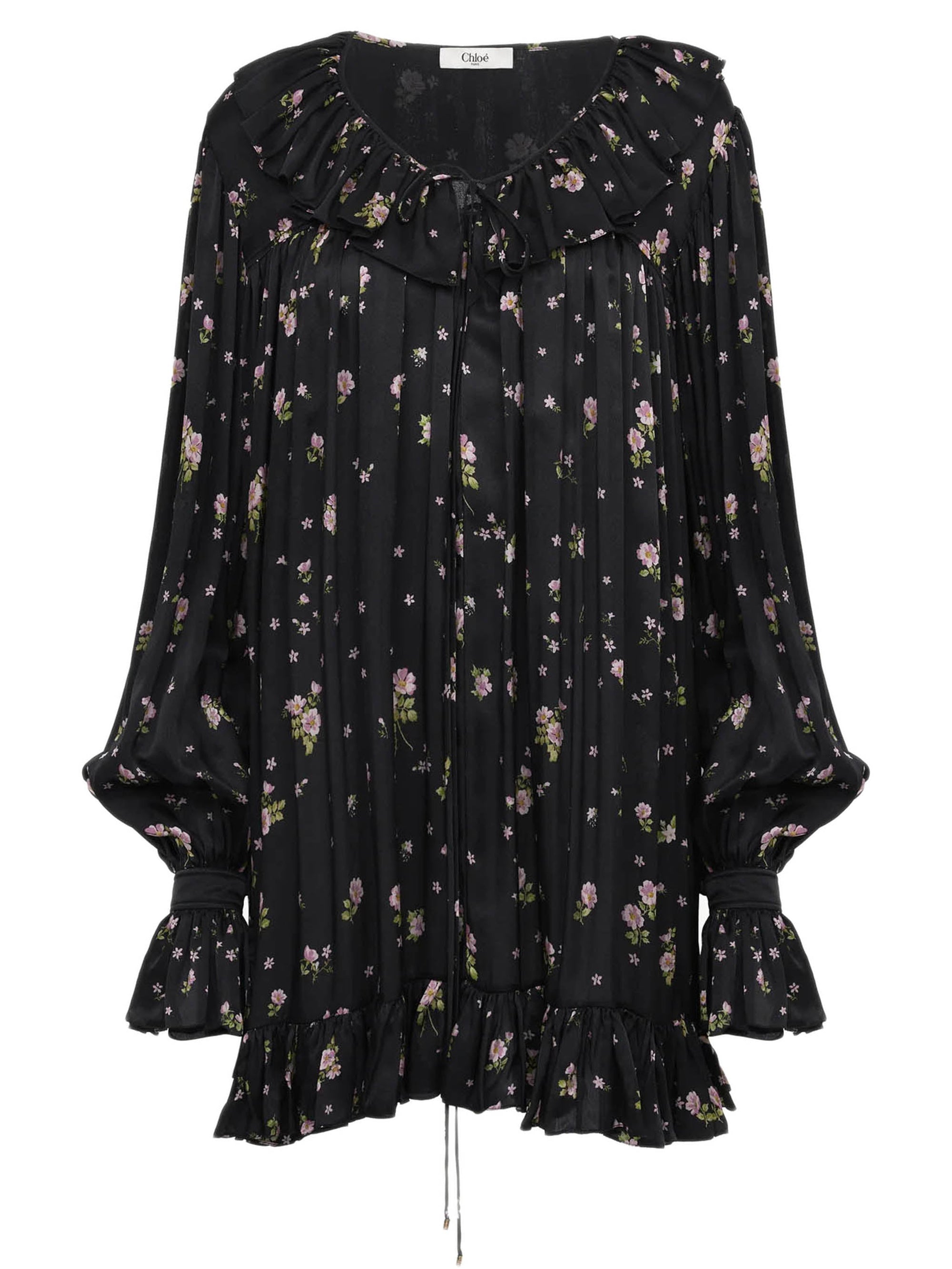 Оригінальна Gathered mini dress CHLOE – боковий вид