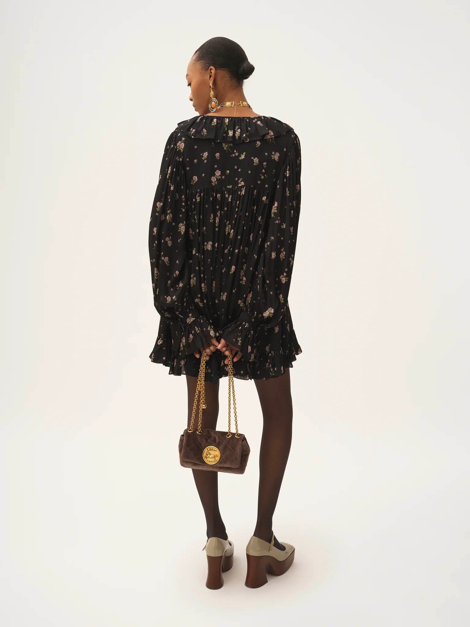 Оригінальна Gathered mini dress CHLOE – вид 6