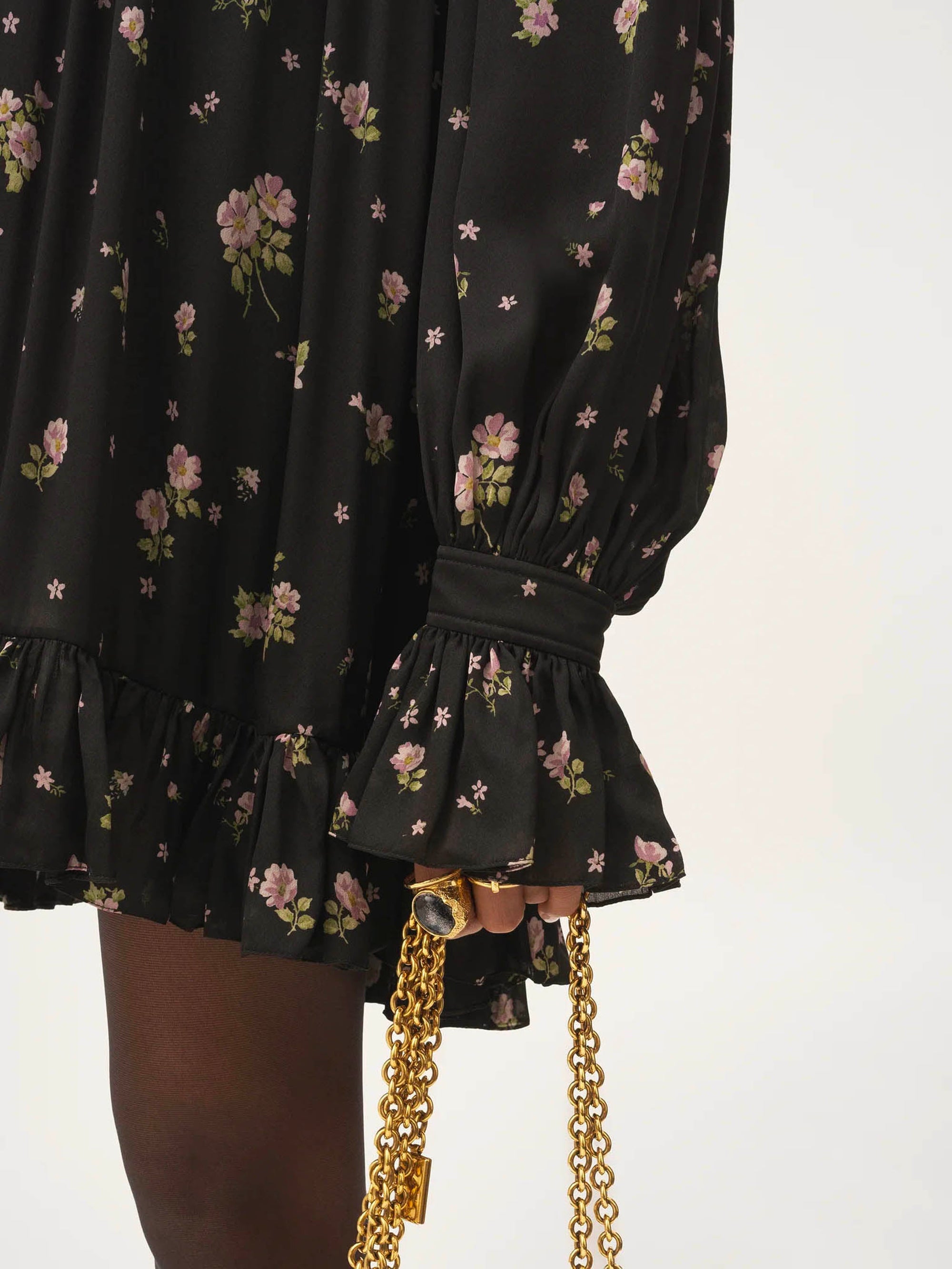 Оригінальна Gathered mini dress CHLOE – збільшений вид