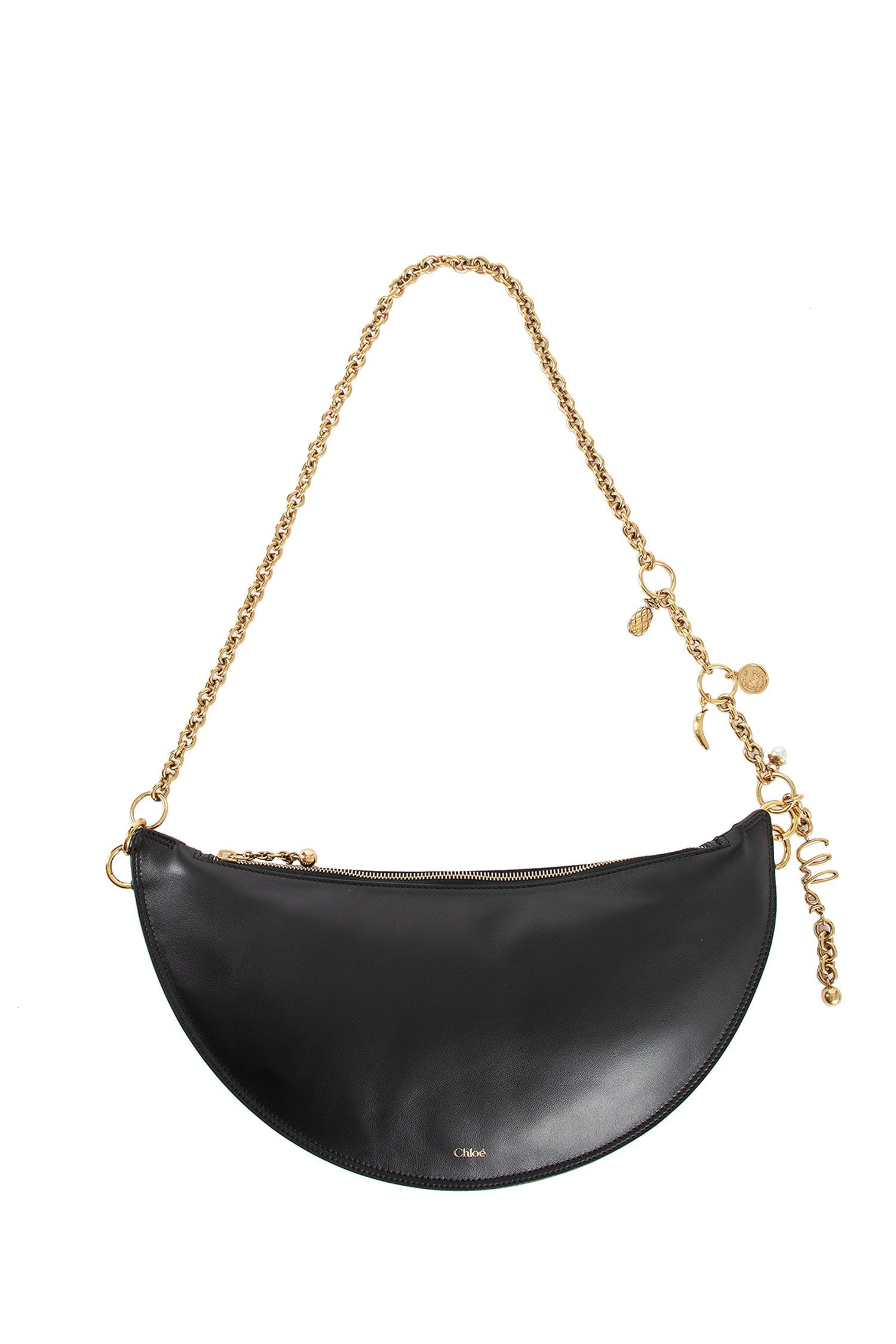 Icons Shoulder Bag In Soft Leather Chloe – Гарантія оригінальності – боковий вид