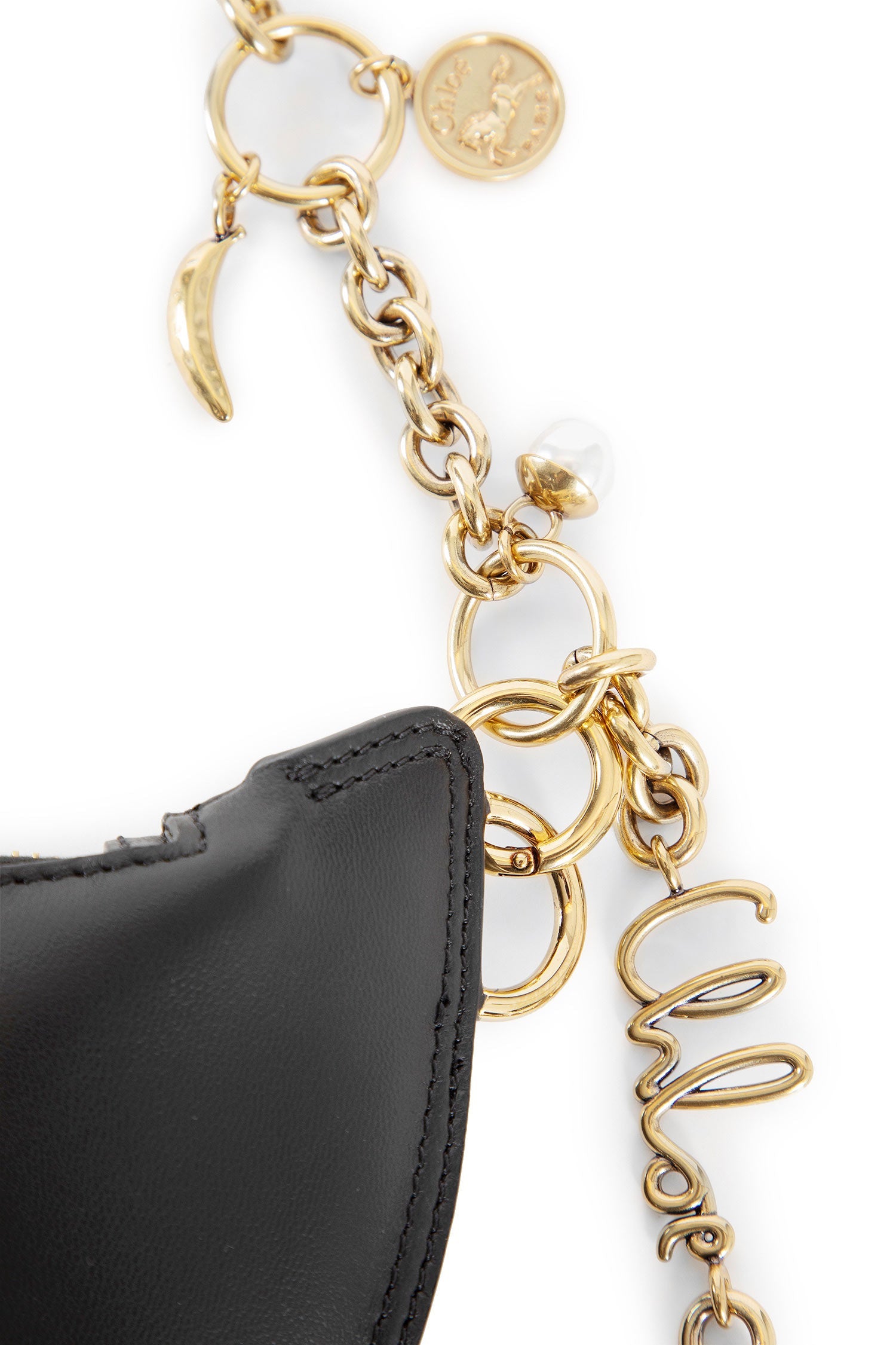 Icons Shoulder Bag In Soft Leather Chloe – Гарантія оригінальності – детальний вид