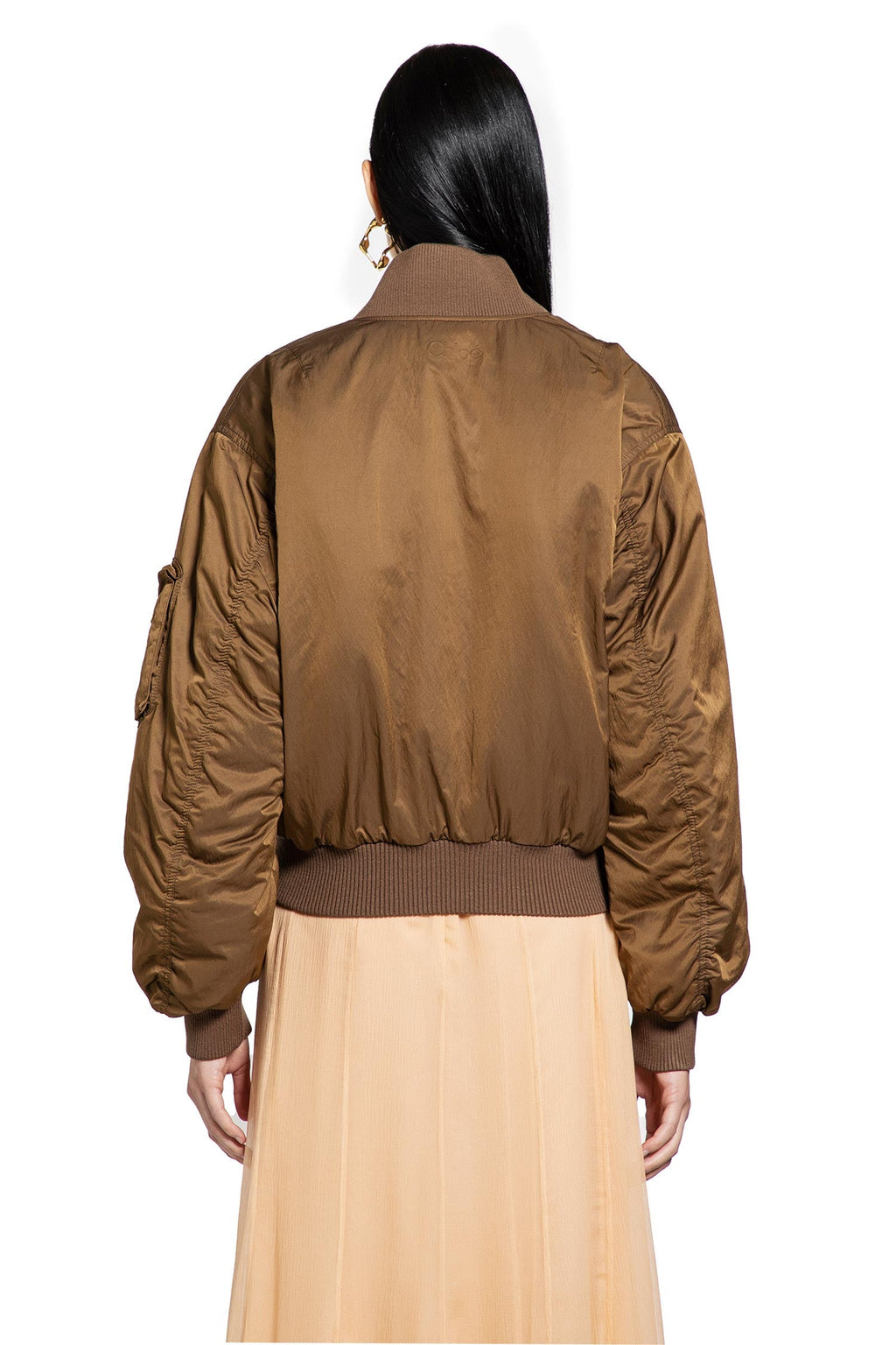 Bomber Jacket In Nylon Chloe – Гарантія оригінальності – збільшений вид