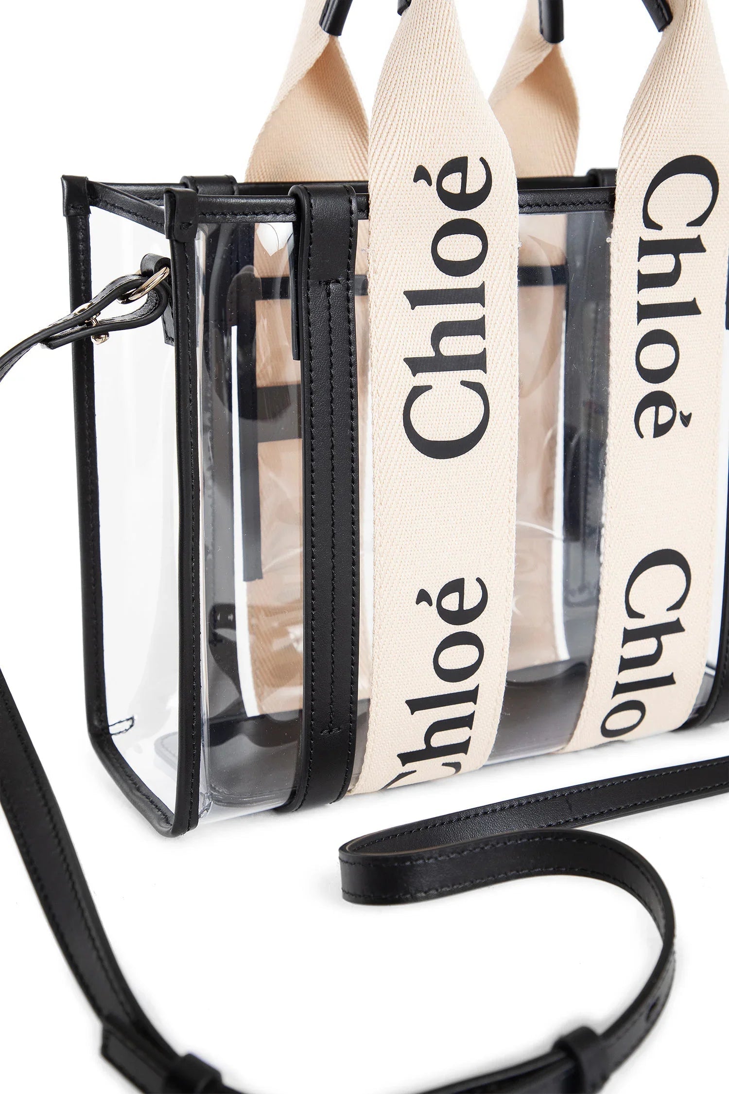 Оригінальна Woody Small Tote Bag In Jelly And Leather Chloe – збільшений вид