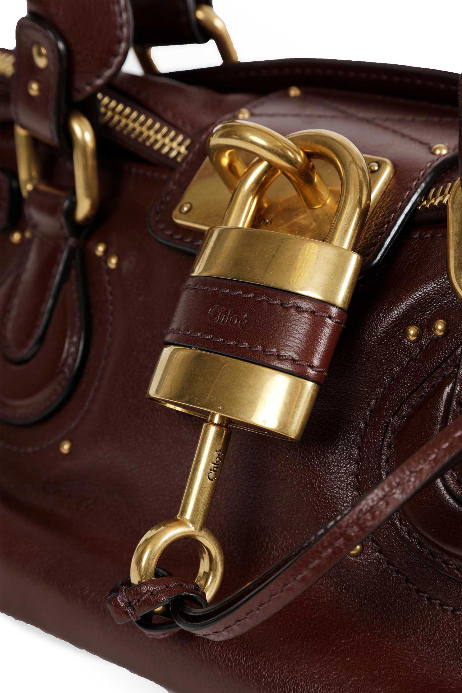 Grained Leather Paddington Bag Chloe оригінал – Купити в Україні – збільшений вид