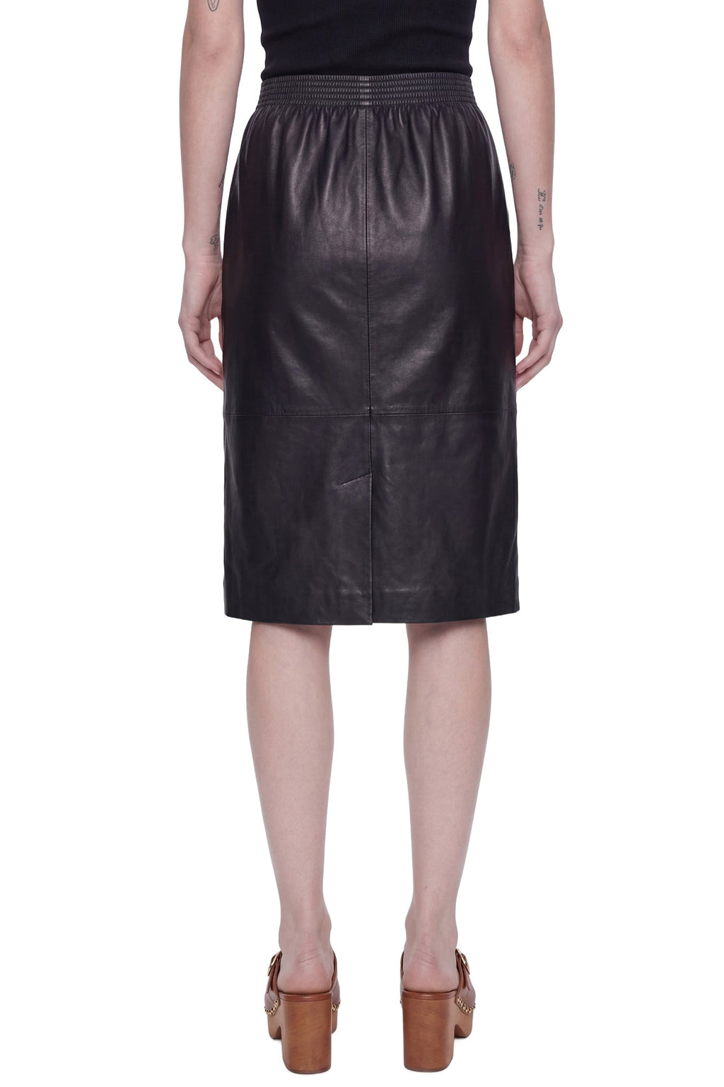 Leather Knee-Length Pencil Skirt Chloe оригінал – Купити в Україні – детальний вид