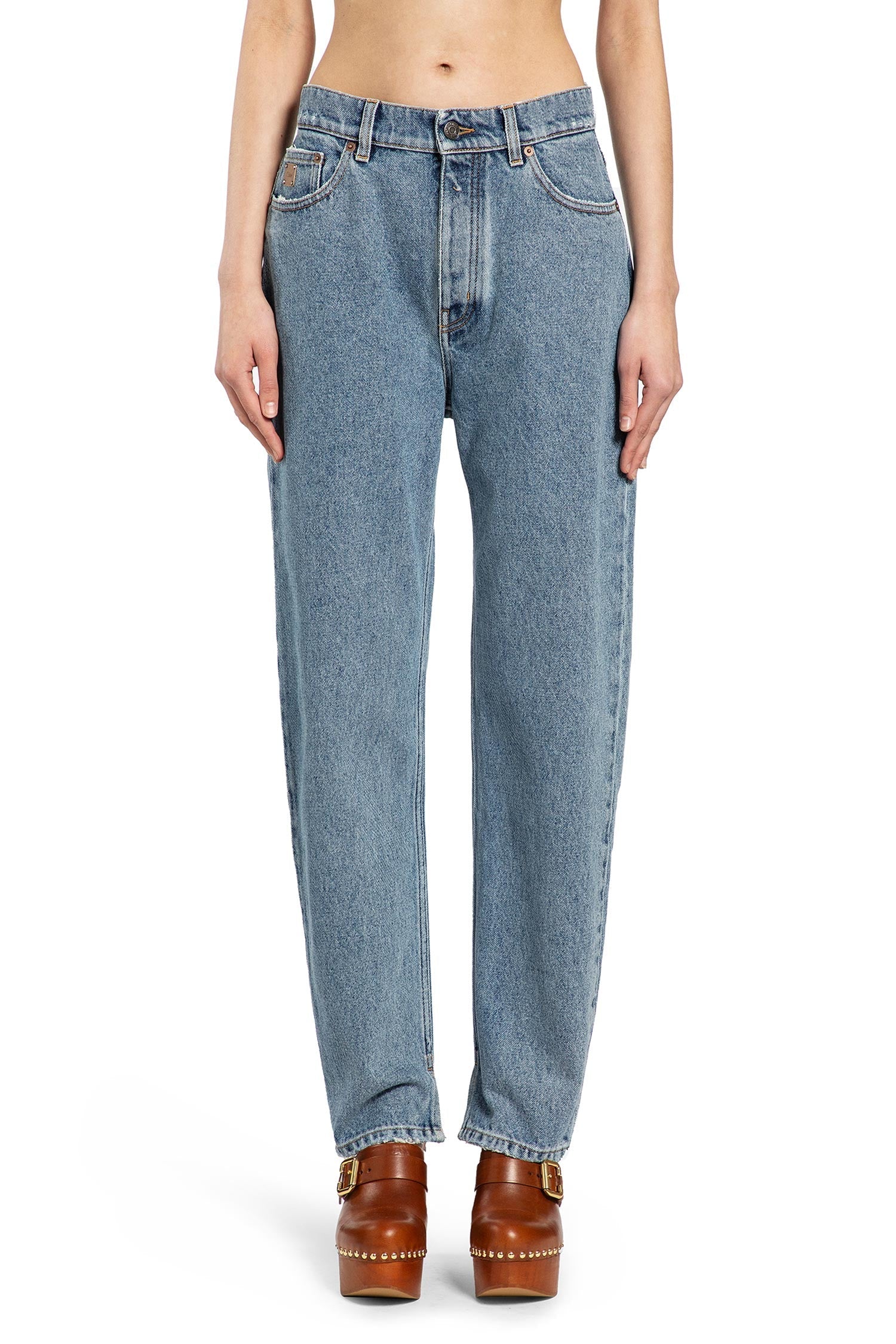 Оригінальна High-Rise Tapered Jeans Chloe – вид ззаду