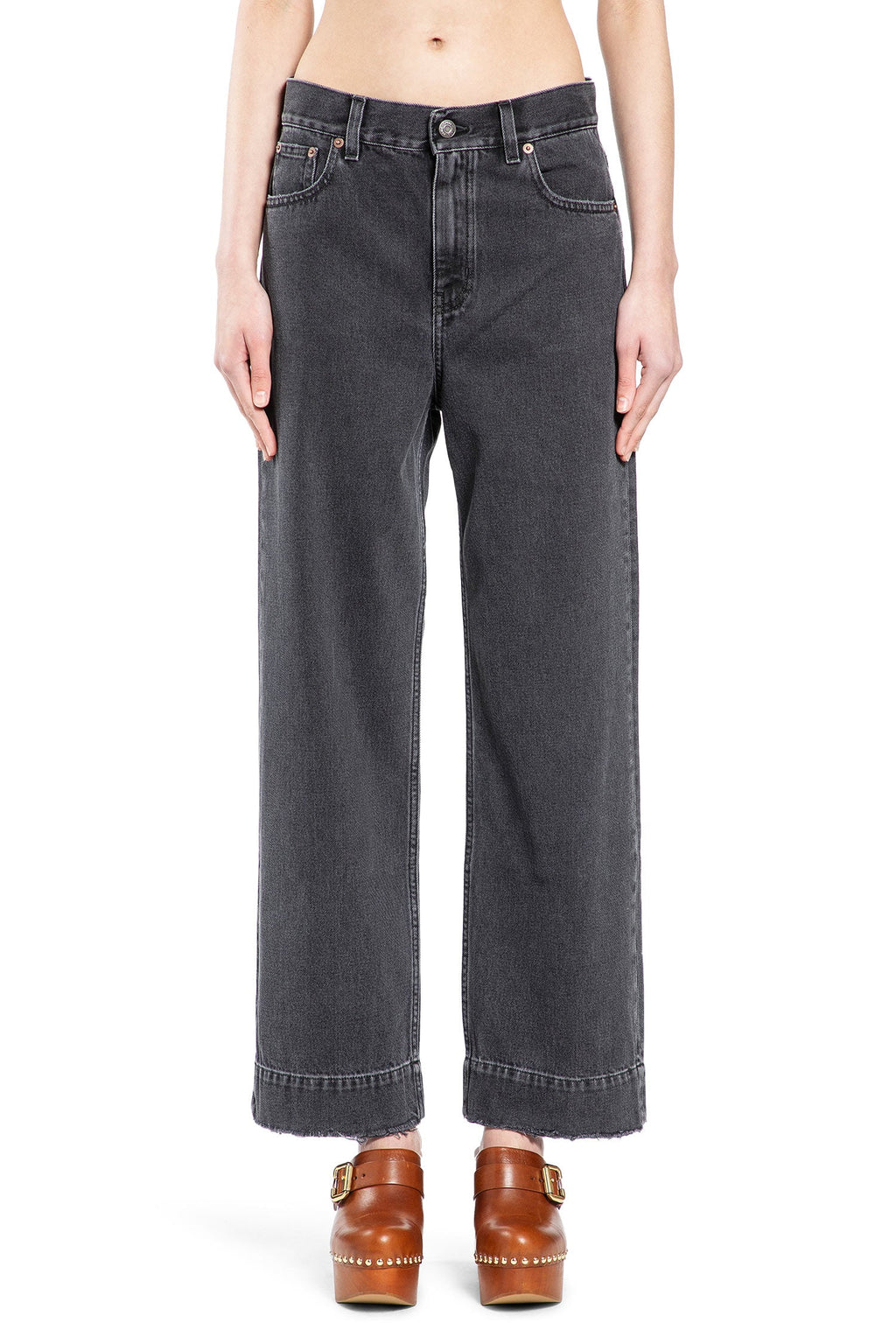 High-Rise Cropped Jeans Chloe оригінал – Купити в Україні – вид ззаду