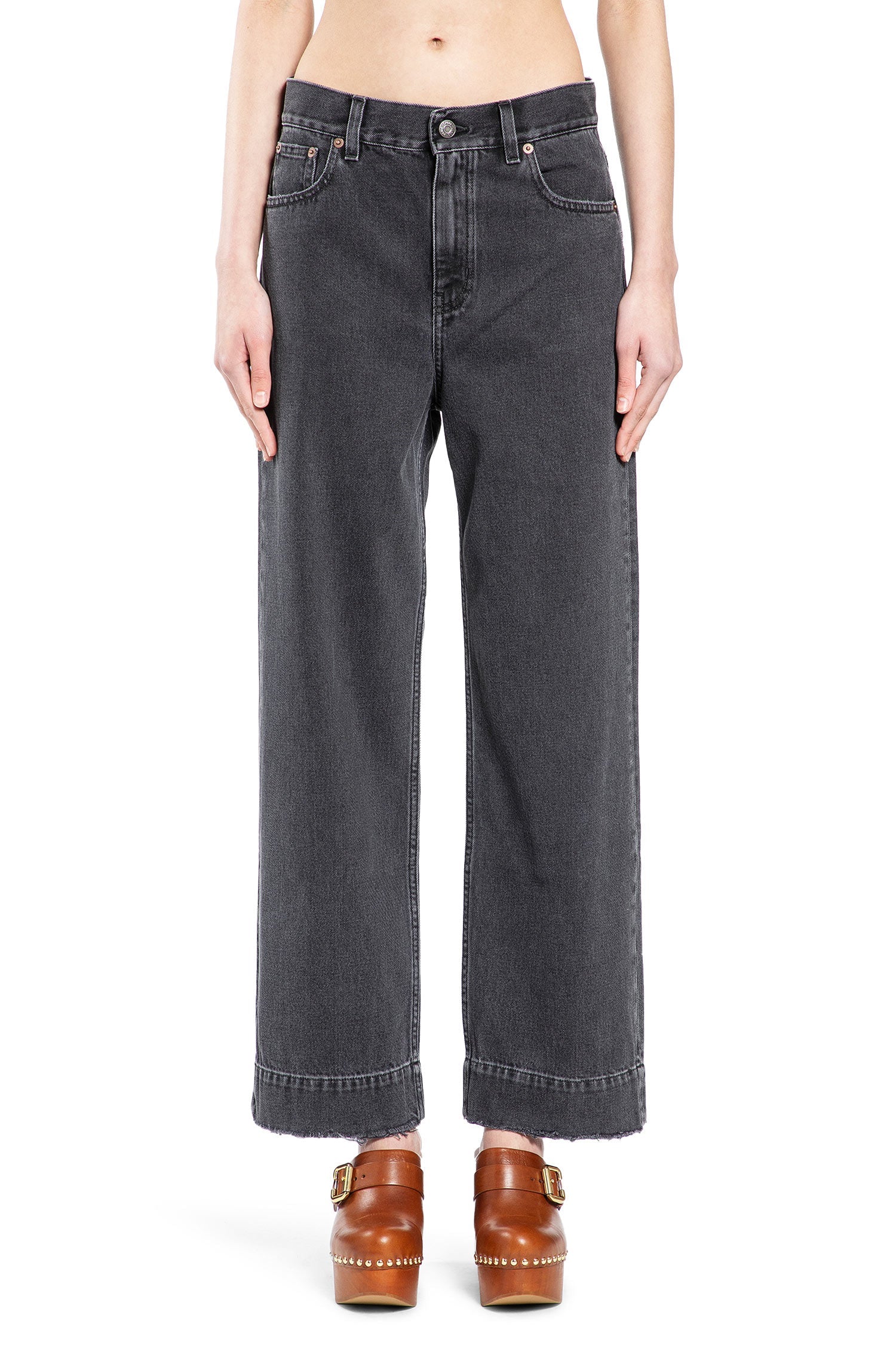 High-Rise Cropped Jeans Chloe оригінал – Купити в Україні – вид ззаду