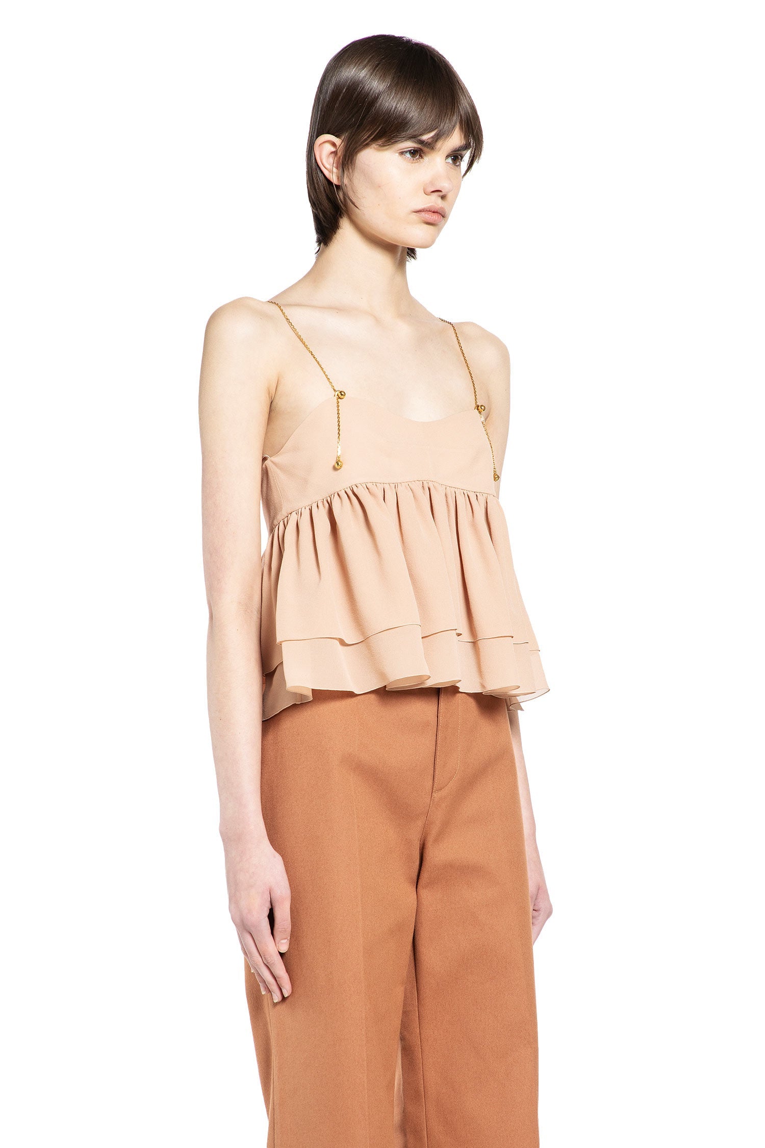 Sleeveless Ruffle Top Chloe оригінал – Купити в Україні – детальний вид