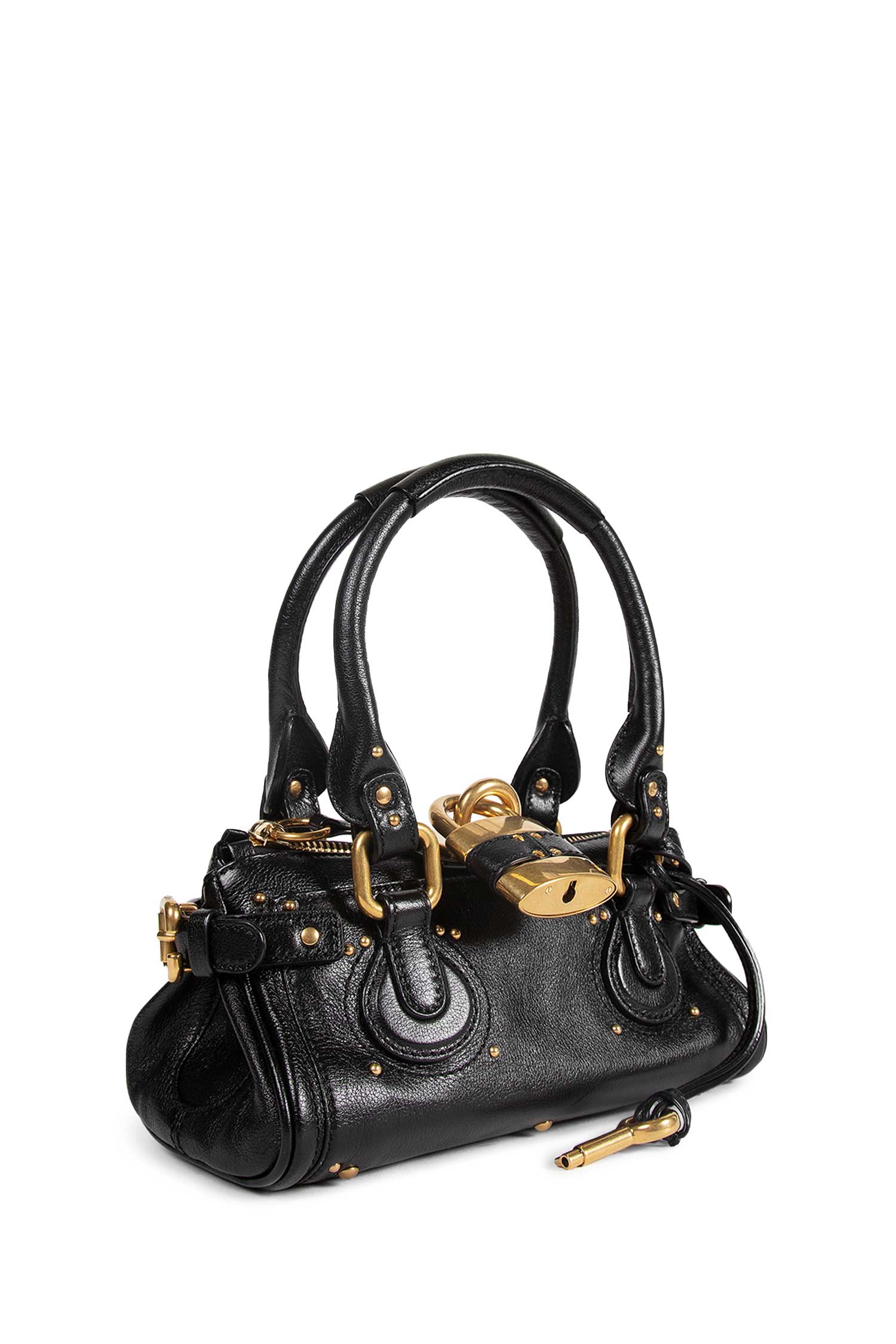 Small Paddington Bag In Grained Leather Chloe оригінал – Купити в Україні – вид ззаду
