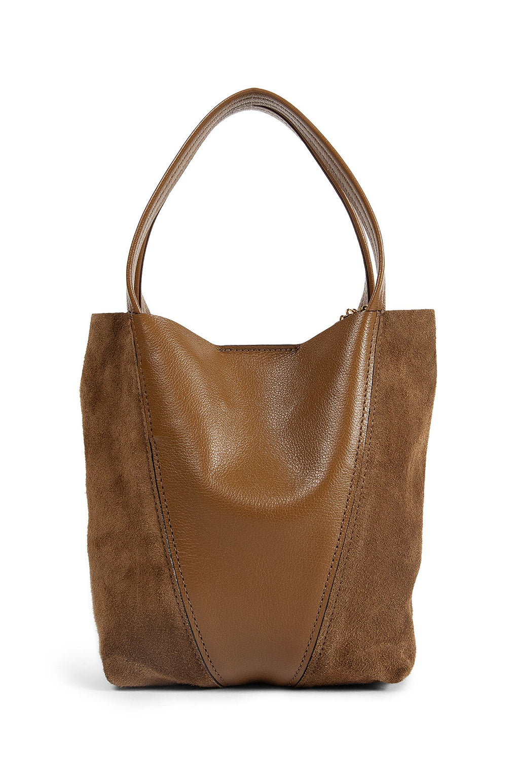 Small Spin Leather And Suede Shoulder Bag Chloe оригінал – Купити в Україні – детальний вид