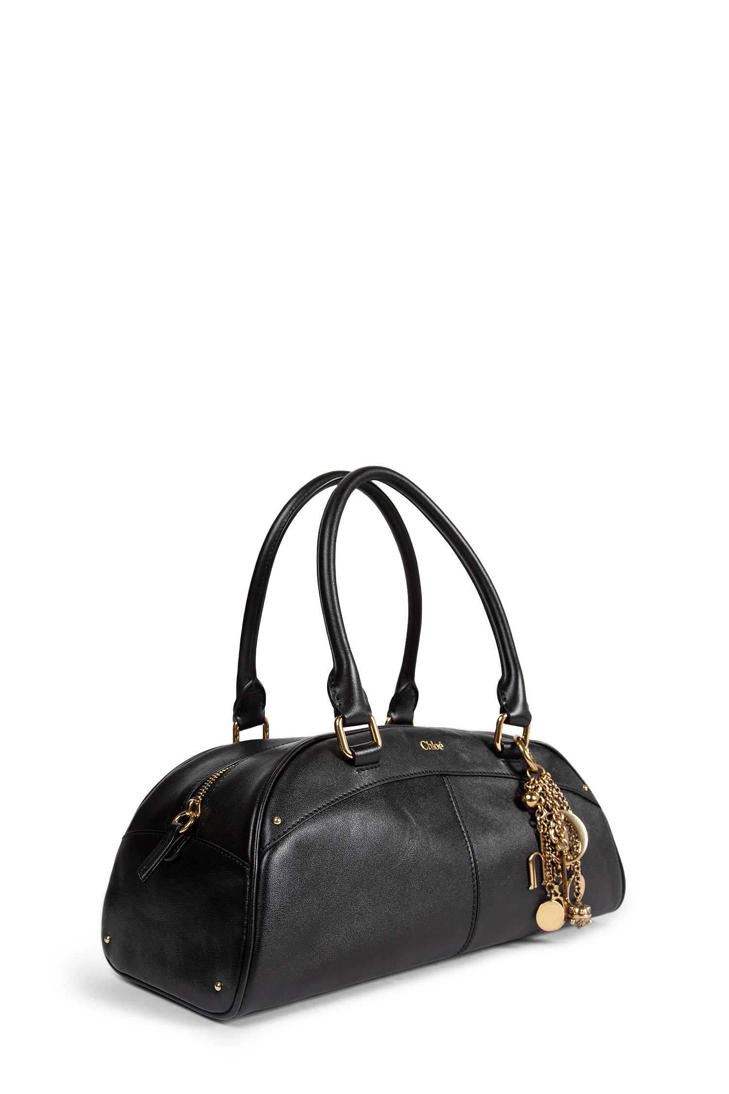 Bowling Bag In Soft Leather Chloe – Гарантія оригінальності – вид ззаду