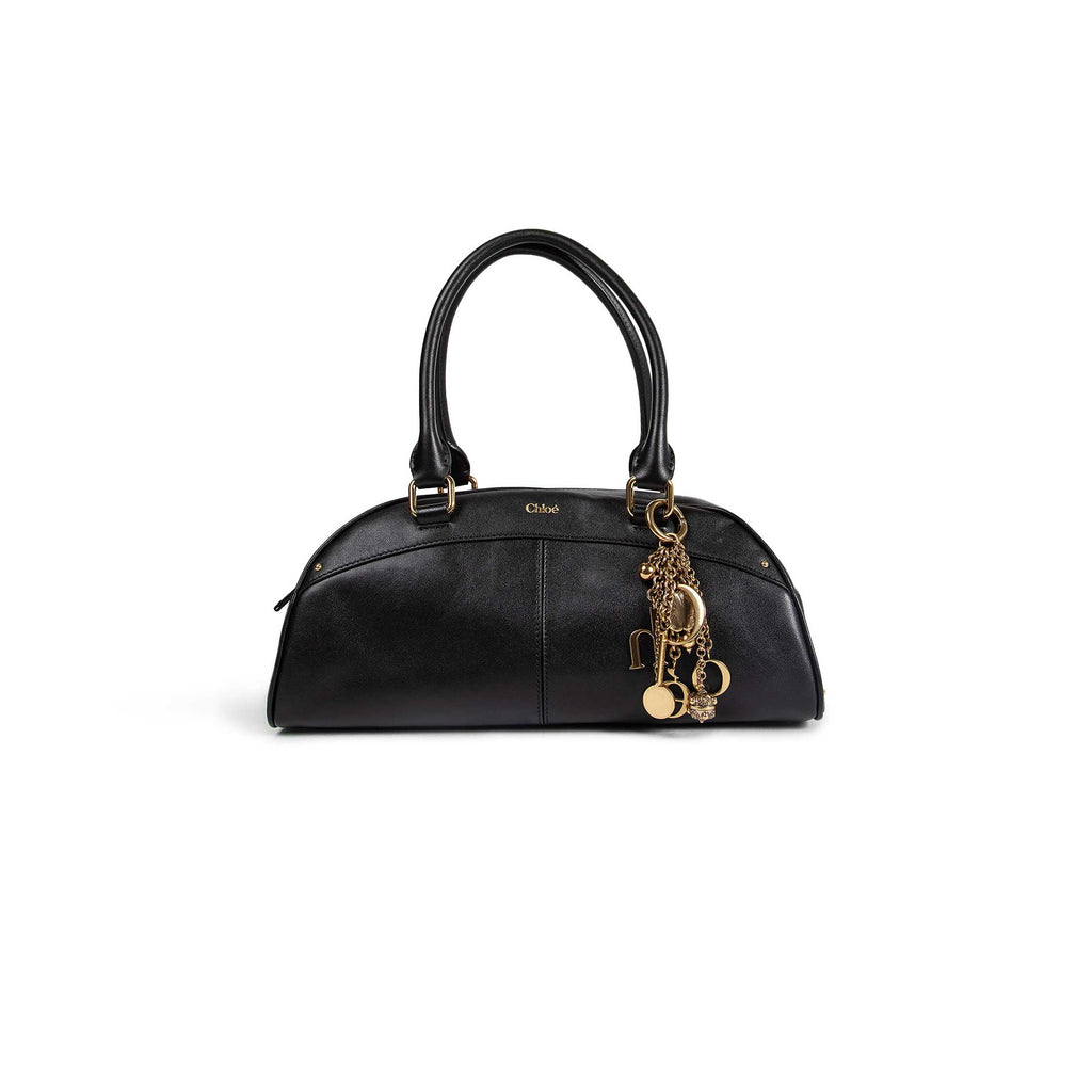 Bowling Bag In Soft Leather Chloe – Гарантія оригінальності – збільшений вид