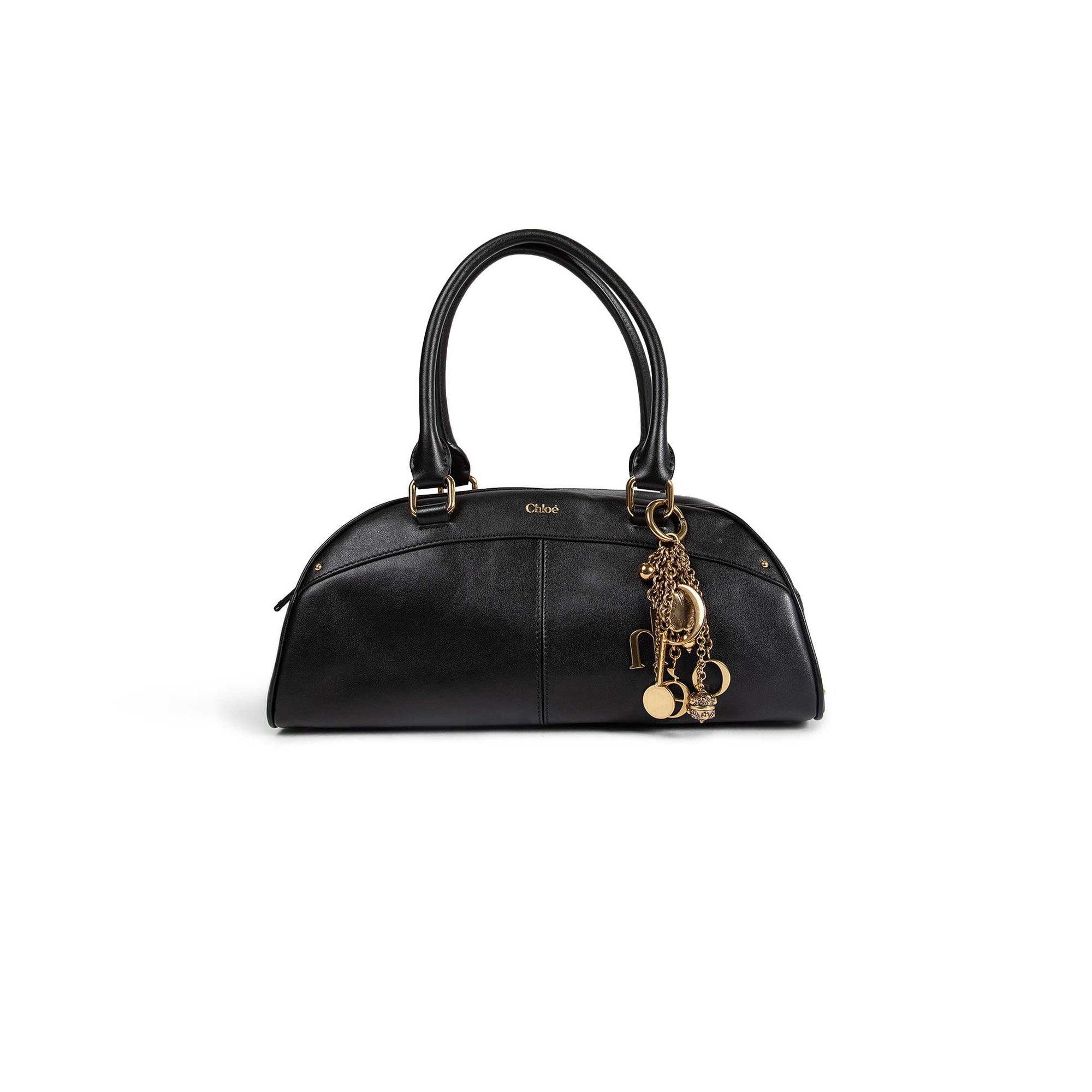 Bowling Bag In Soft Leather Chloe – Гарантія оригінальності – збільшений вид