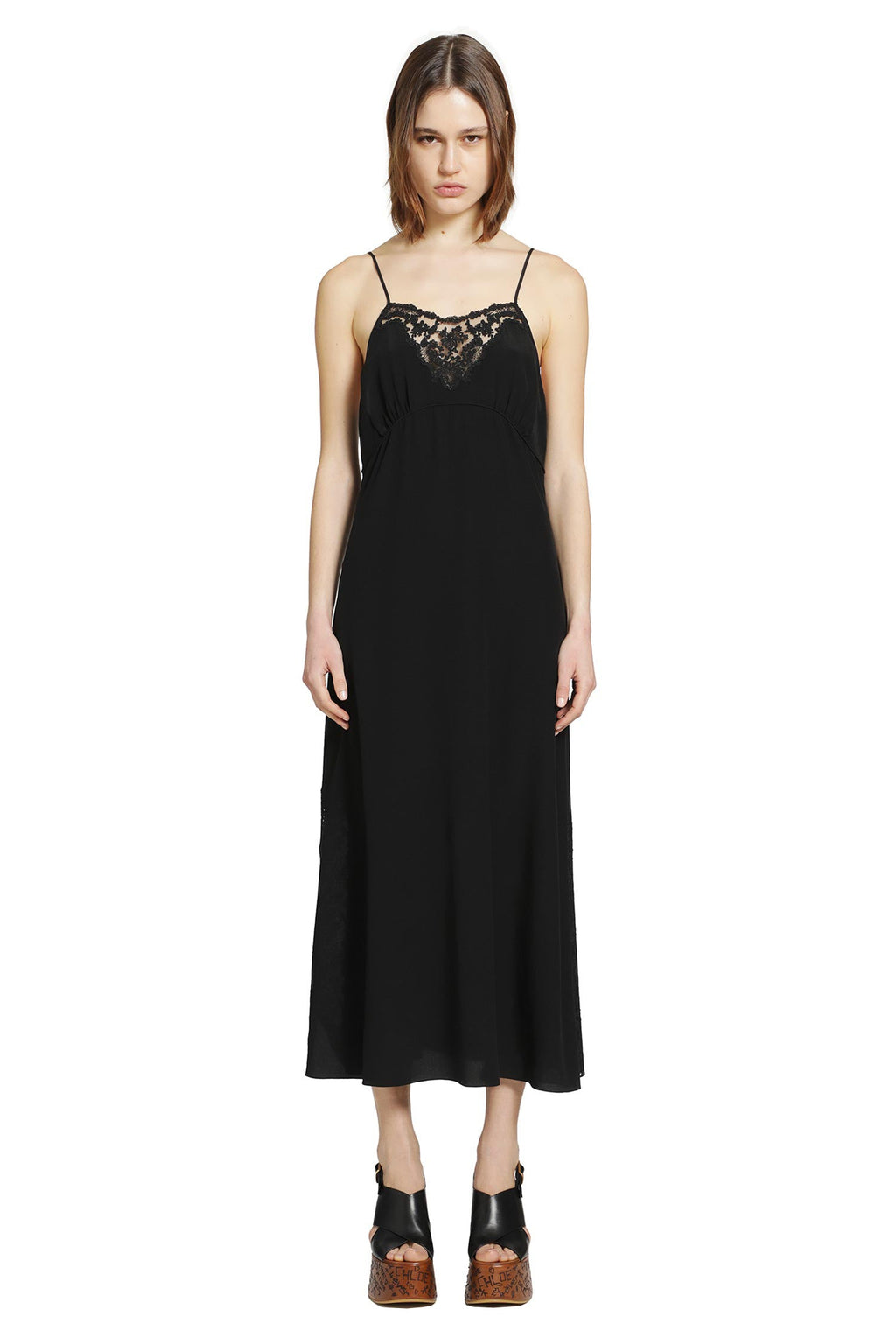 Long Lingerie Dress Chloe оригінал – Купити в Україні – вид ззаду